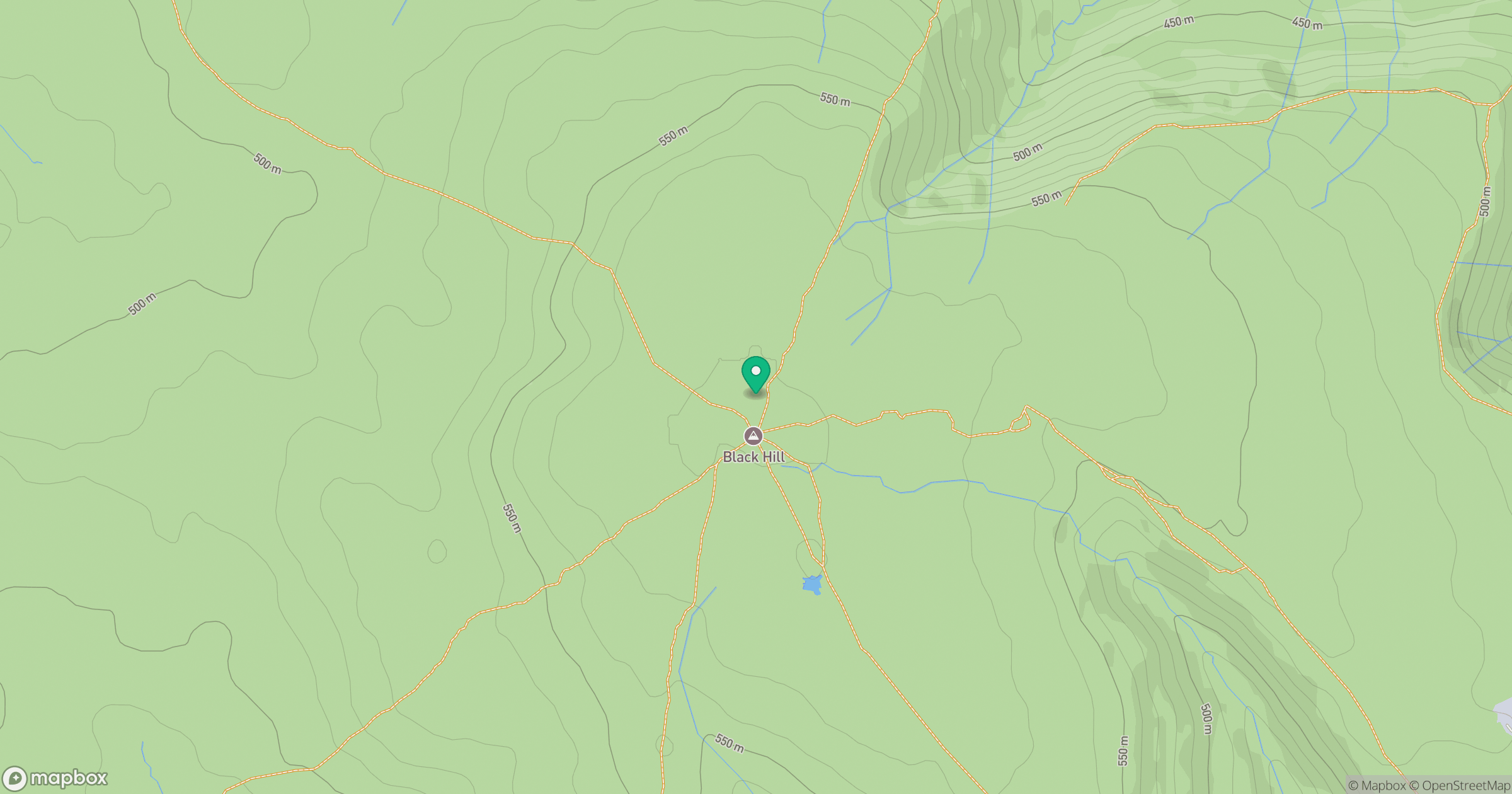 Black Hill location map
