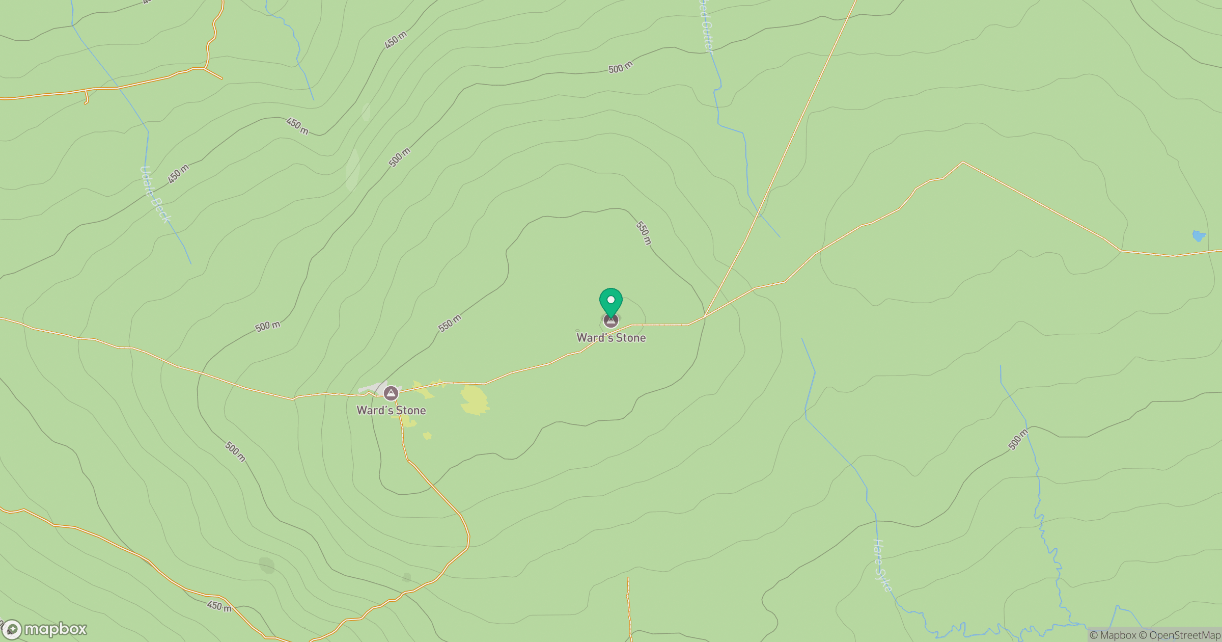 Ward's Stone location map