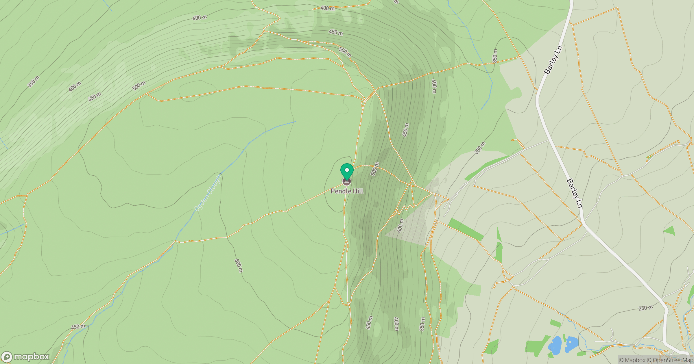 Pendle Hill location map