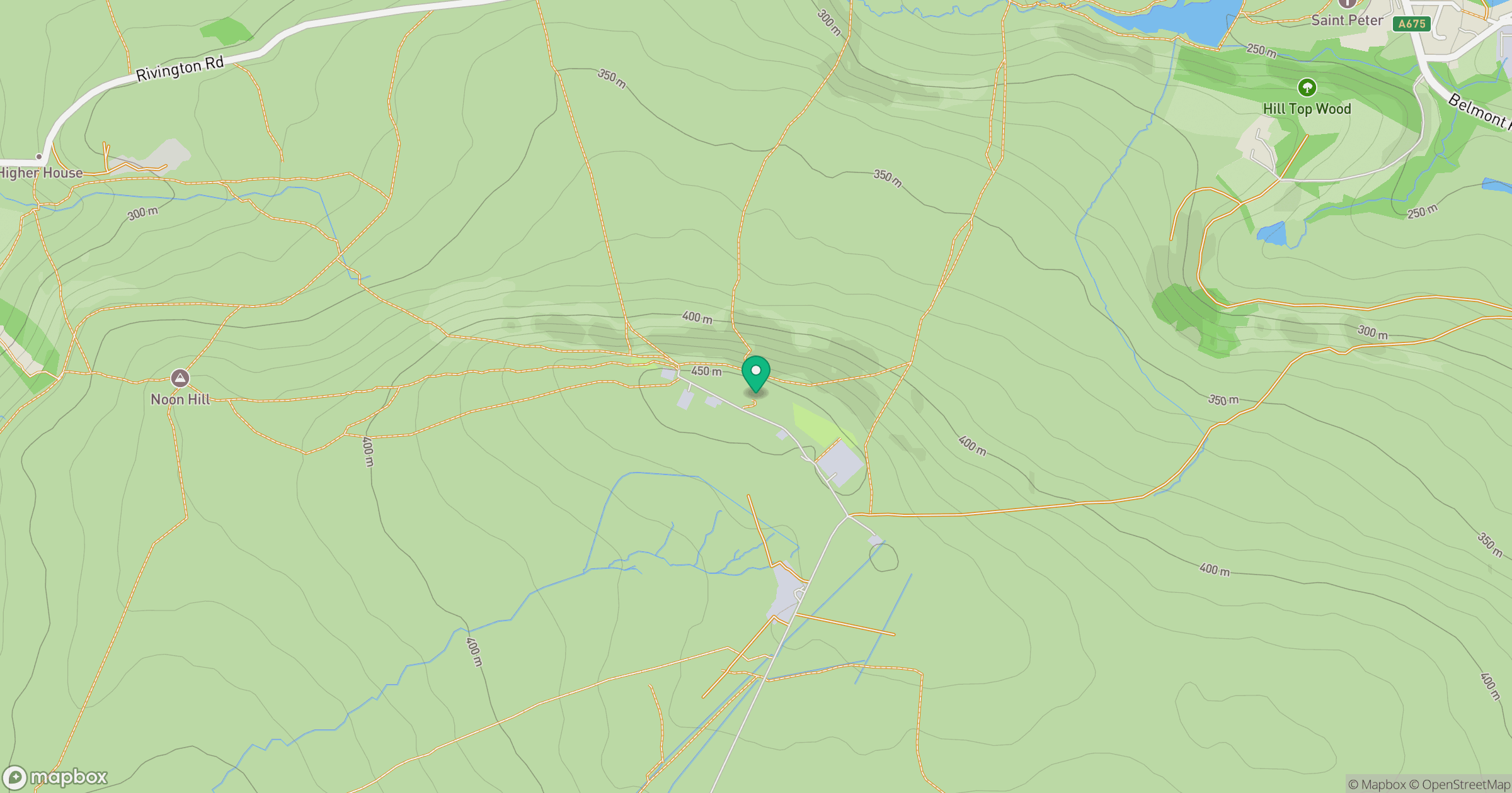 Winter Hill location map