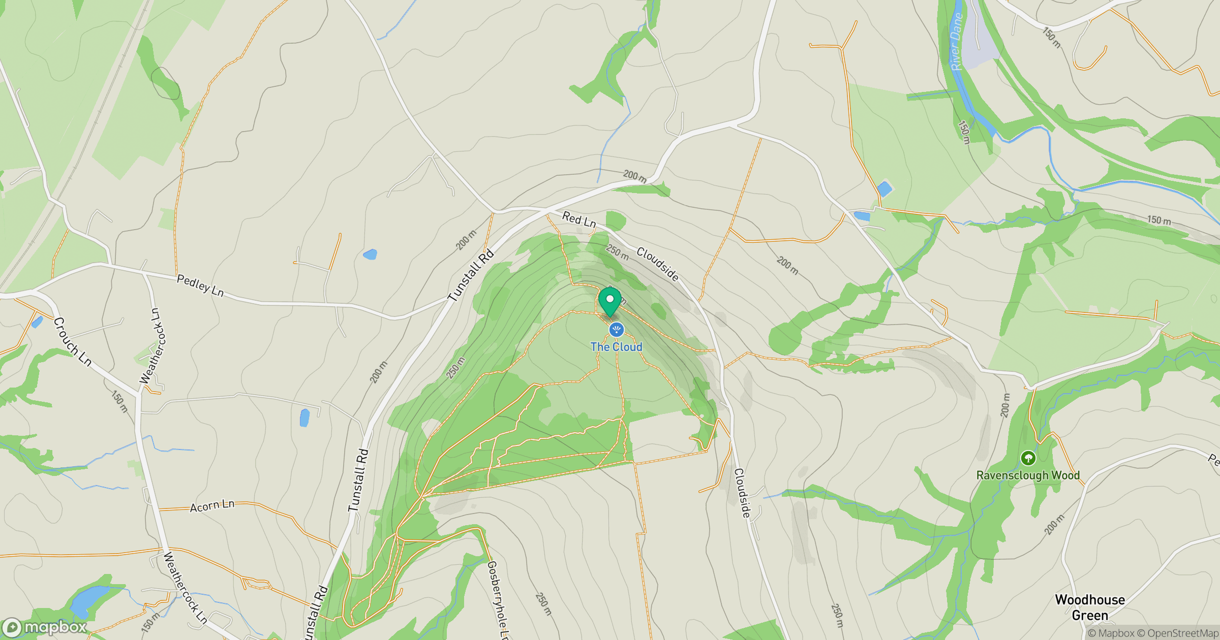 The Cloud location map