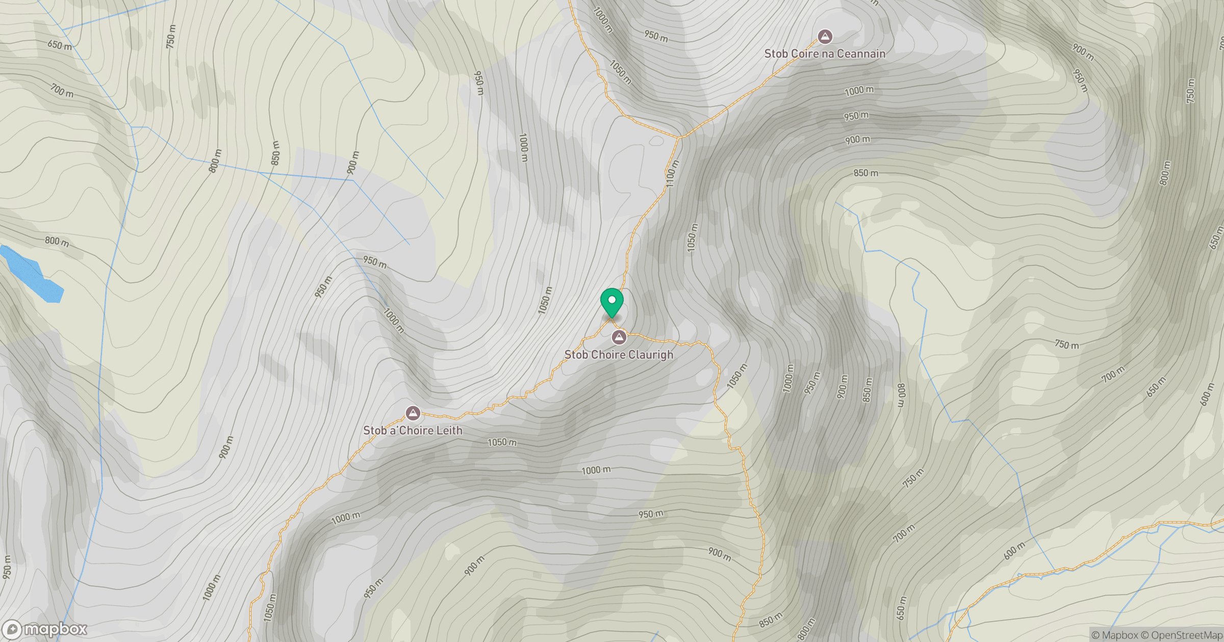 Stob Choire Claurigh location map