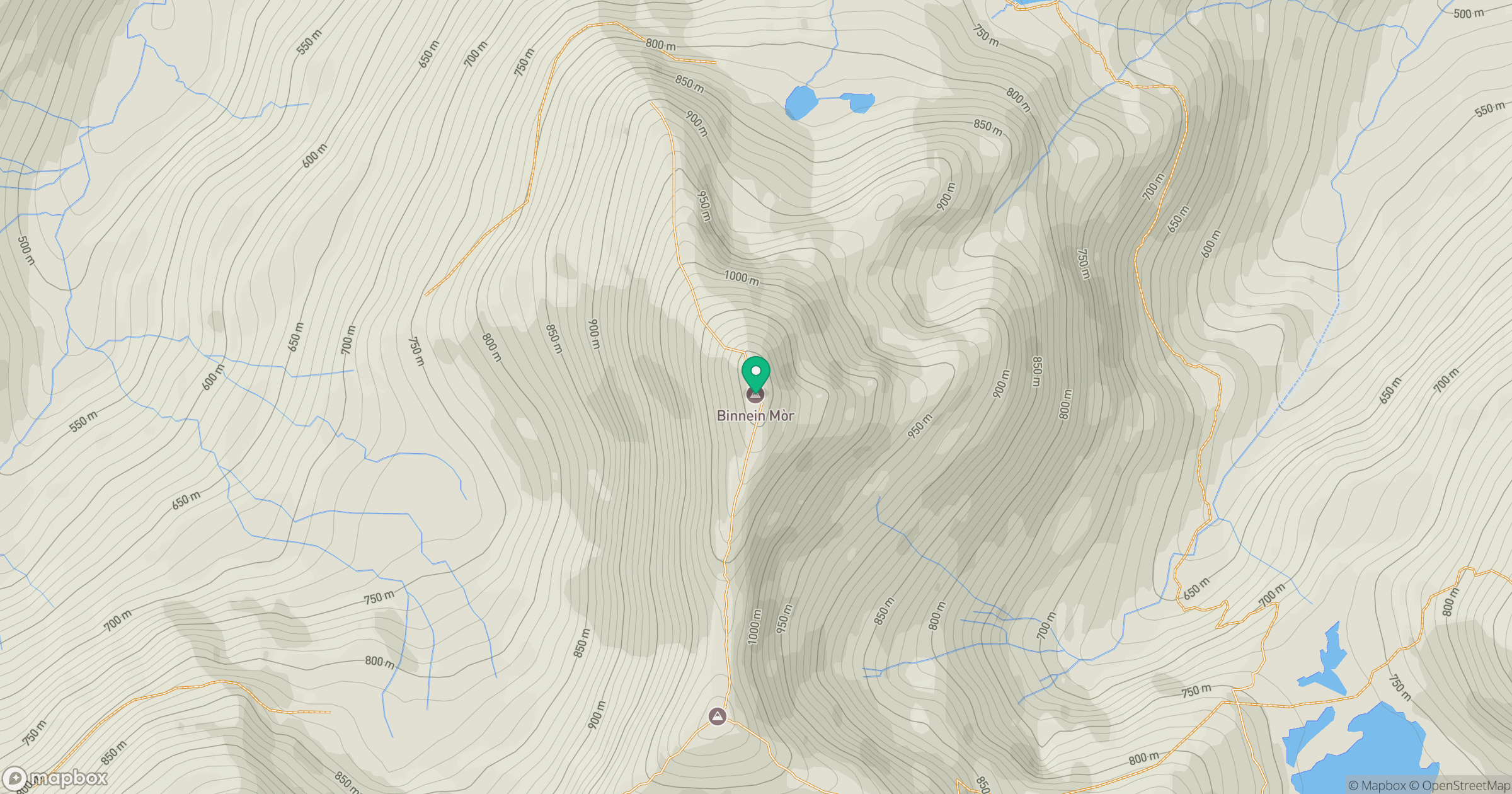 Binnein Mor location map