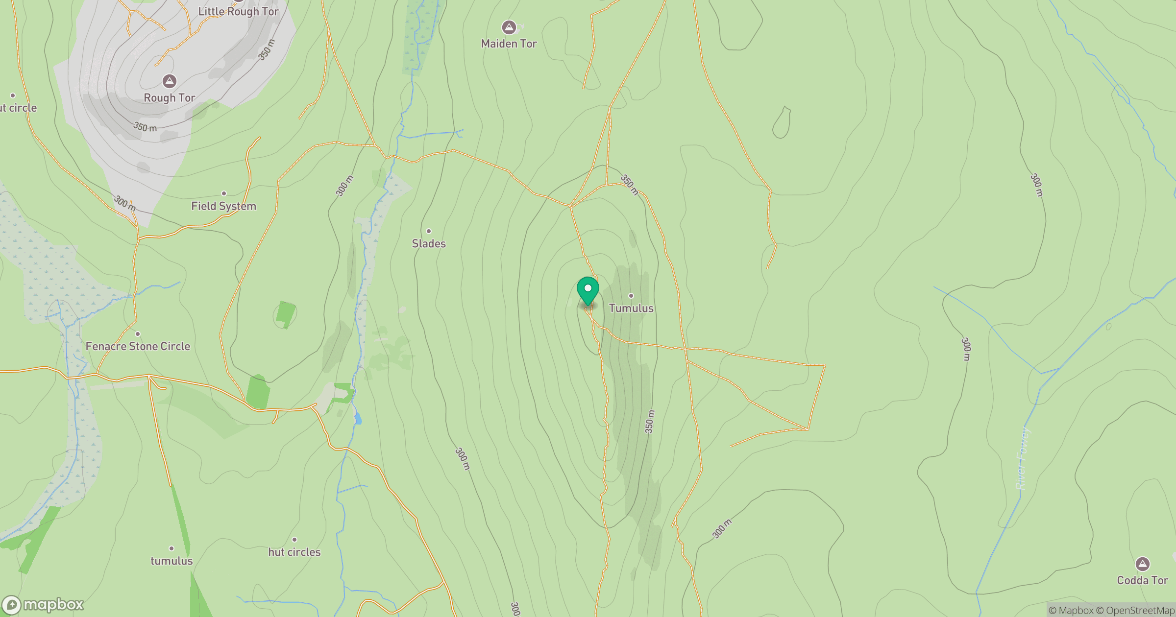 Brown Willy location map