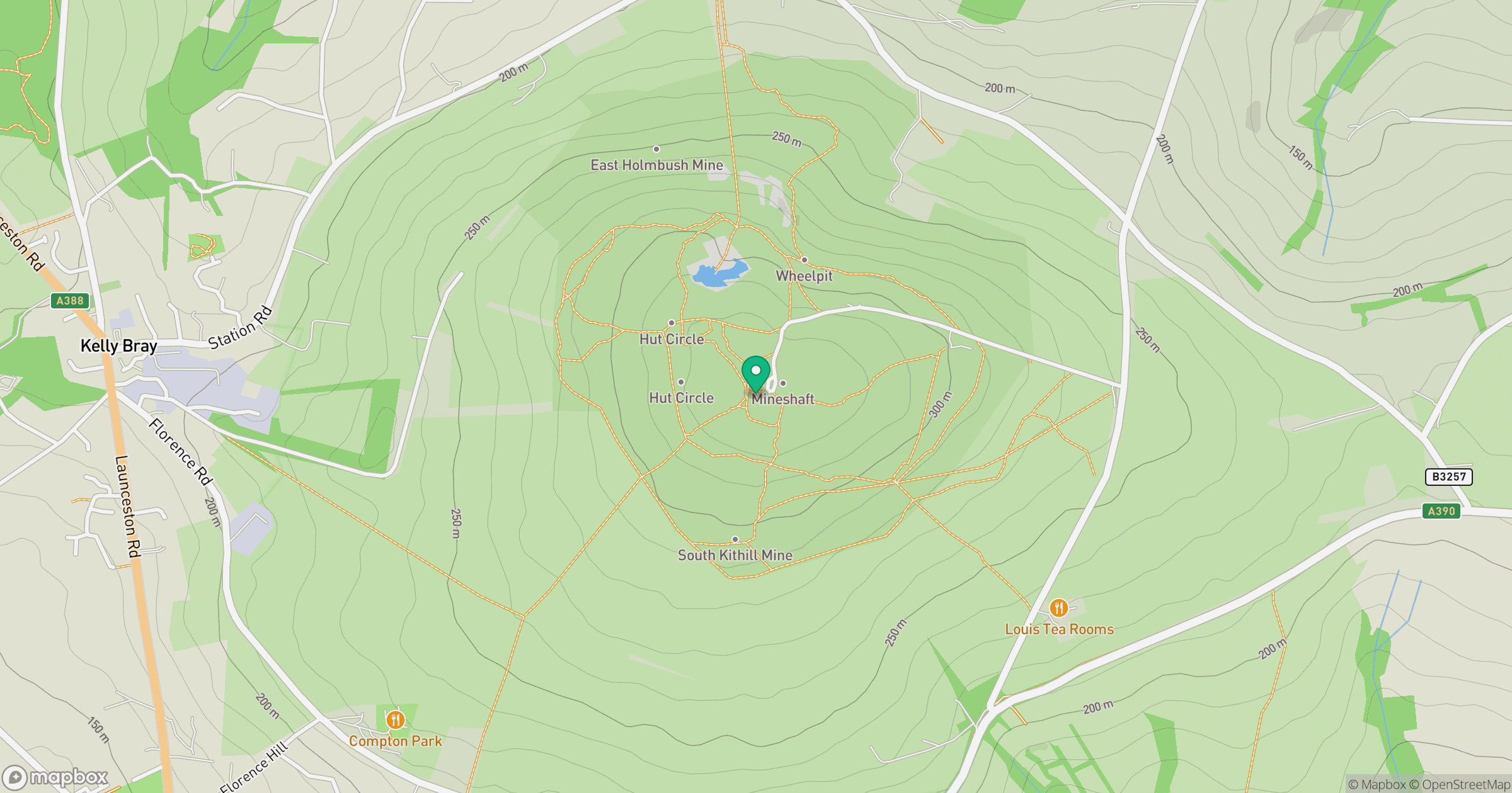 Kit Hill location map