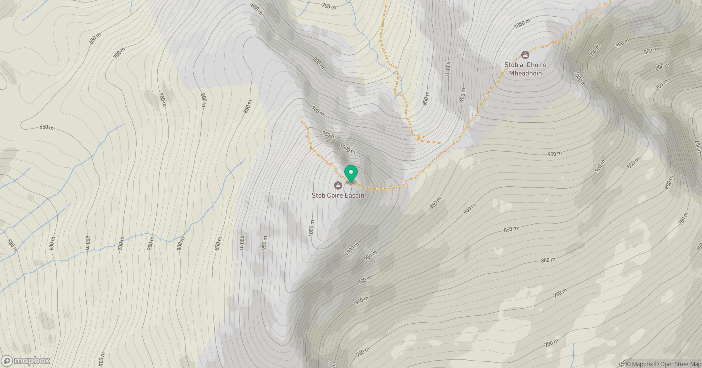 Stob Coire Easain location map