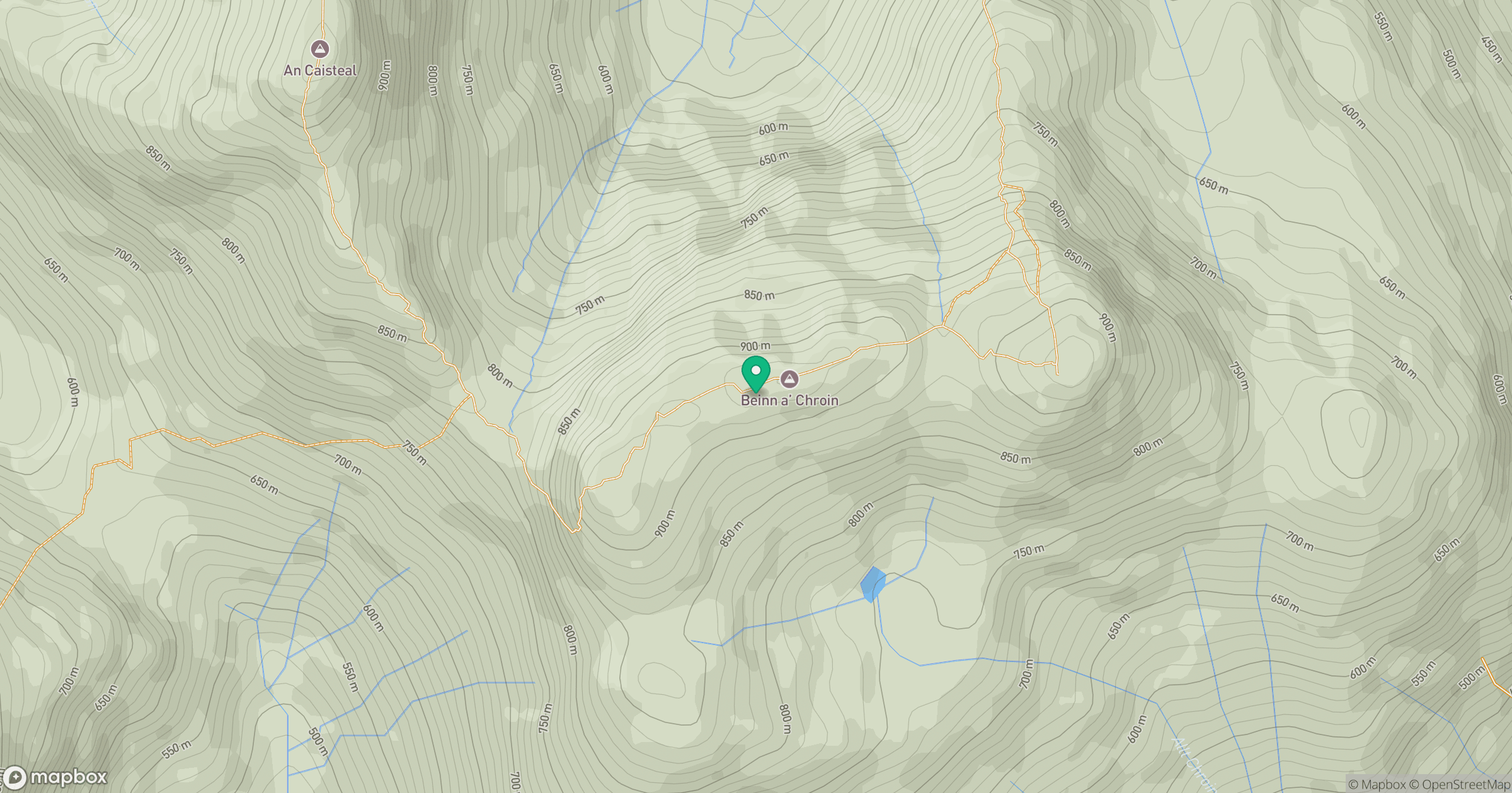 Beinn a' Chroin location map