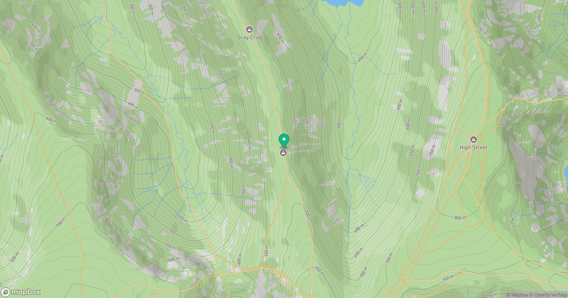 Thornthwaite Crag North Top location map