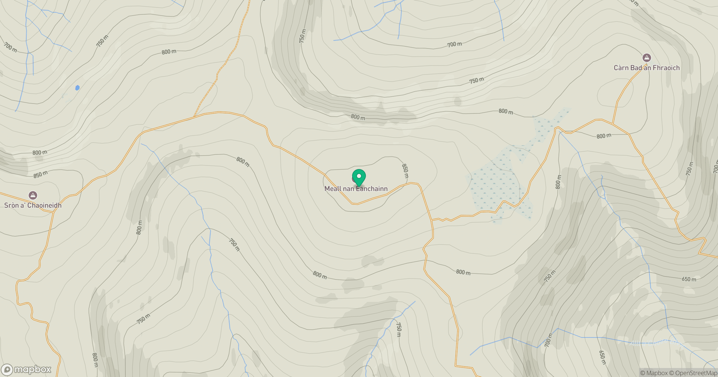 Meall nan Eanchainn location map
