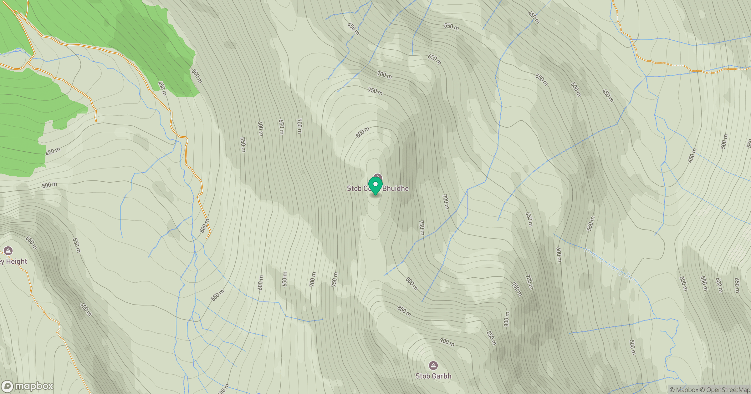 Stob Coire Bhuidhe location map