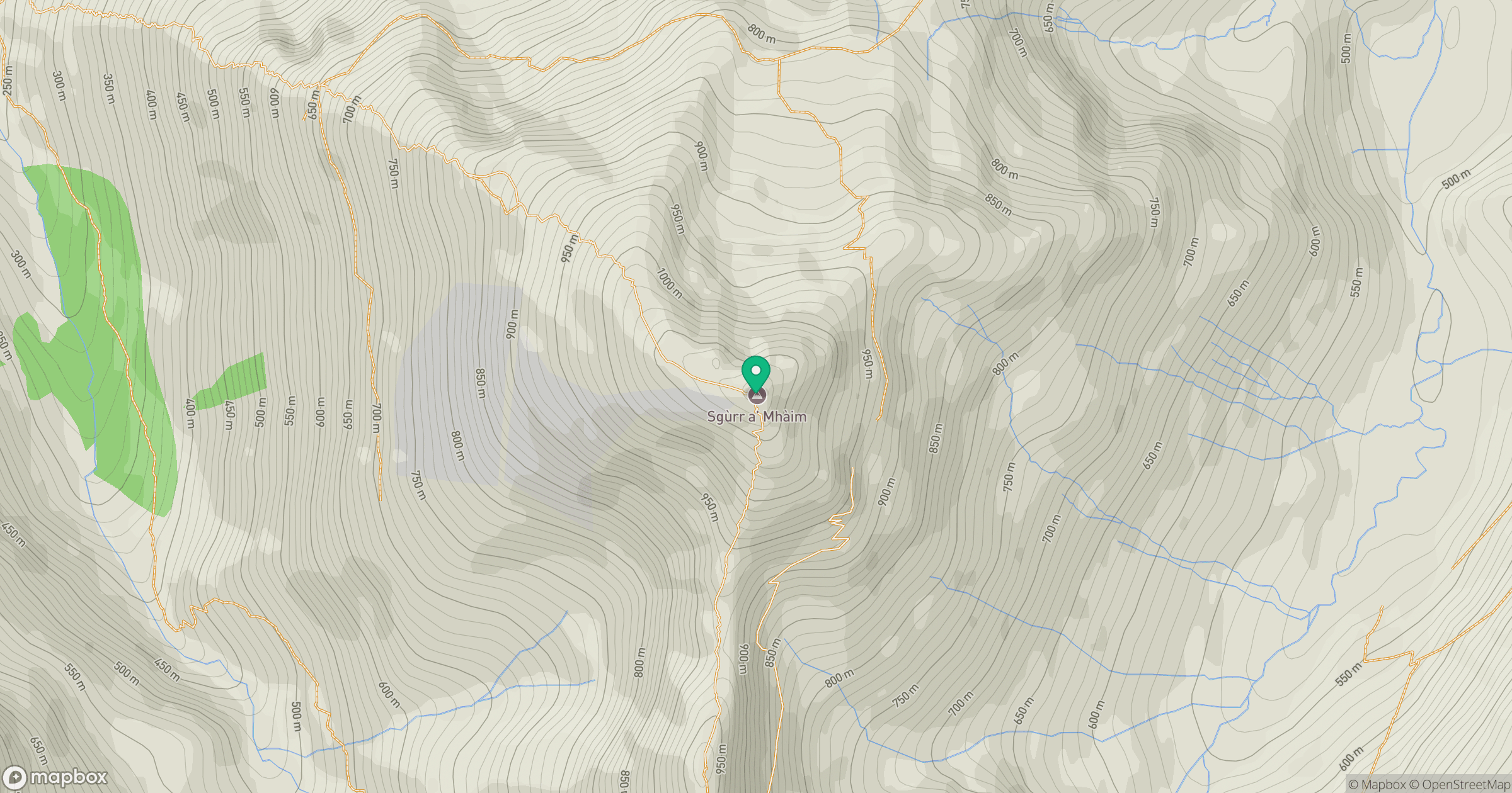 Sgurr a' Mhaim location map
