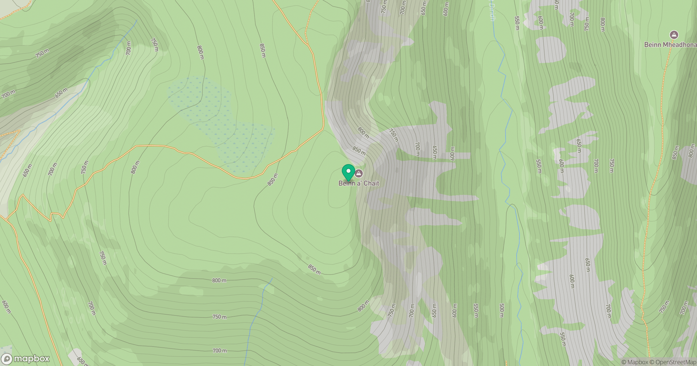 Beinn a' Chait location map