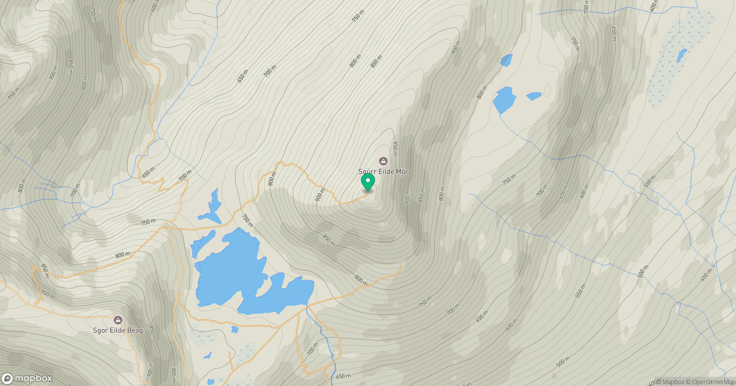 Sgurr Eilde Mor location map