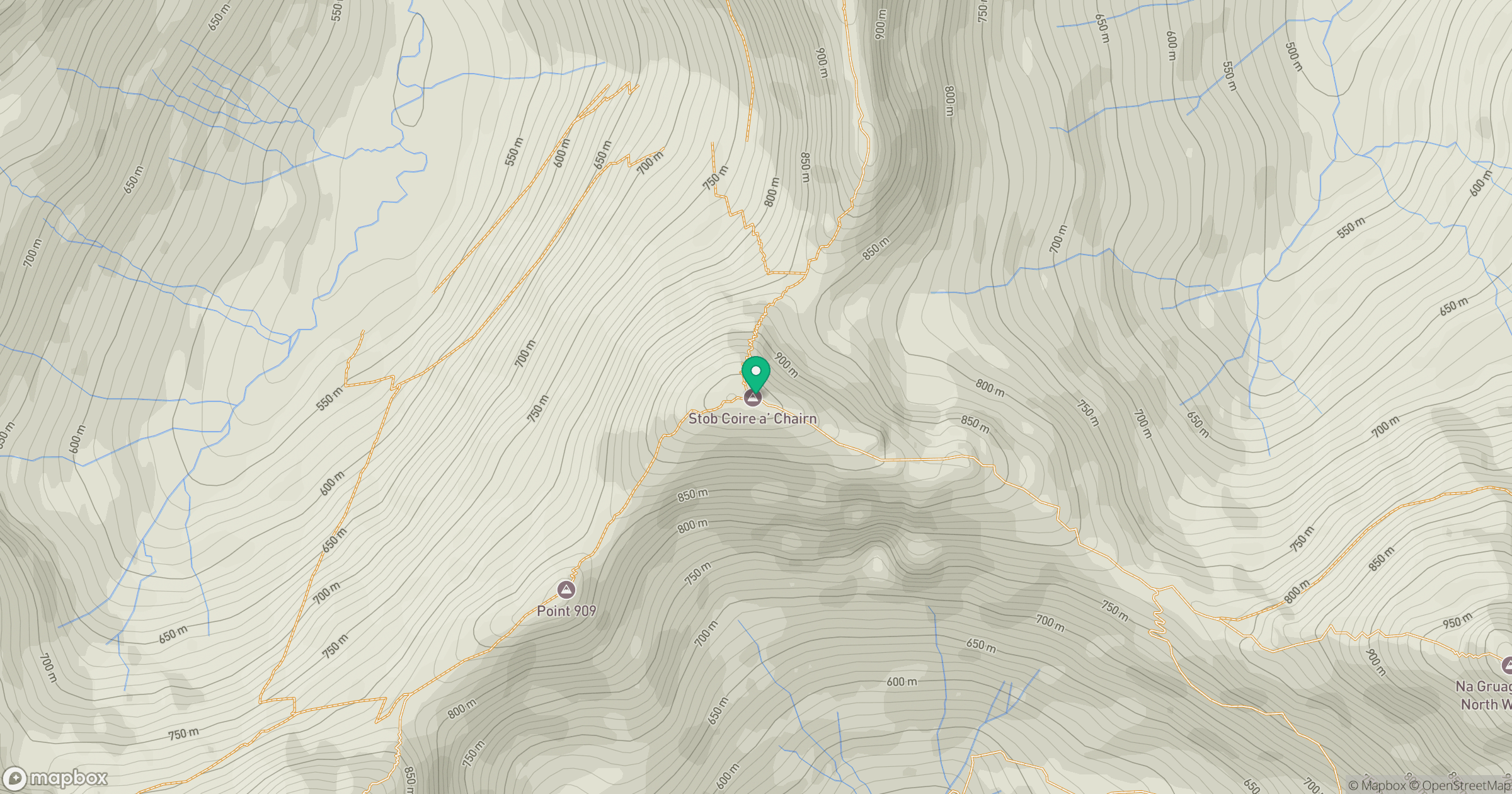 Stob Coire a' Chairn location map