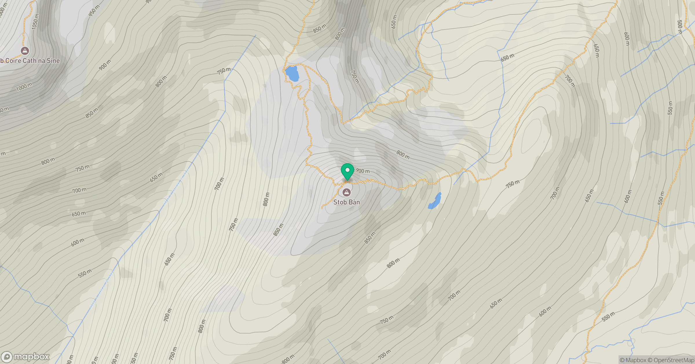 Stob Ban location map