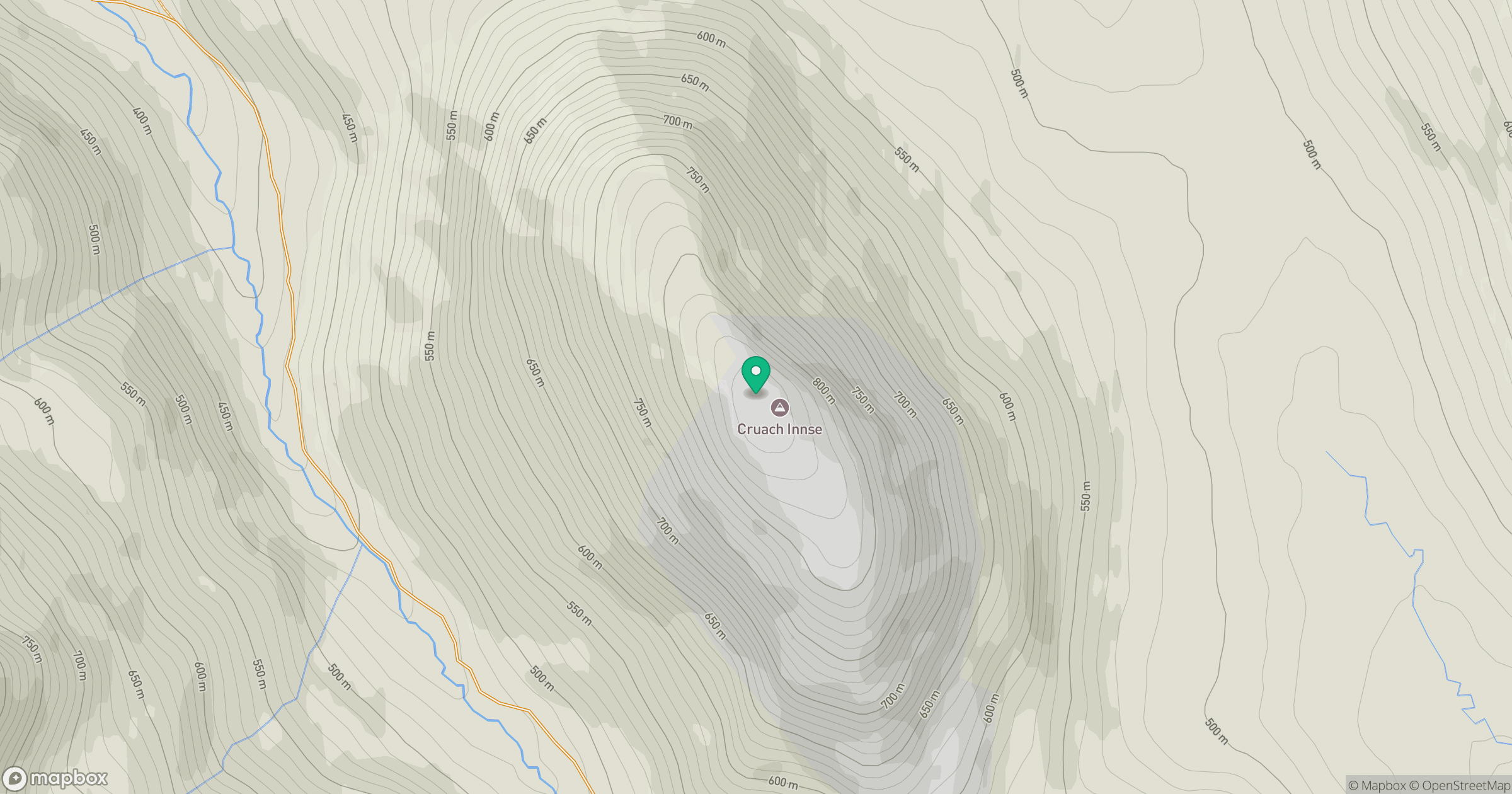 Cruach Innse location map