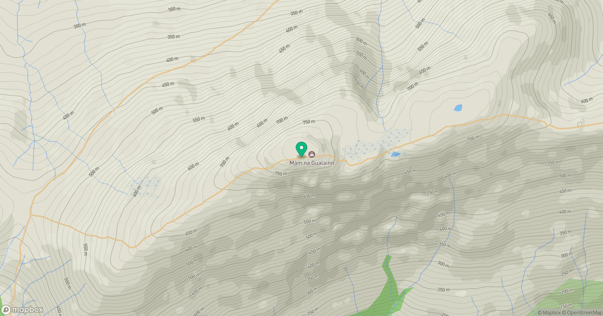 Mam na Gualainn location map