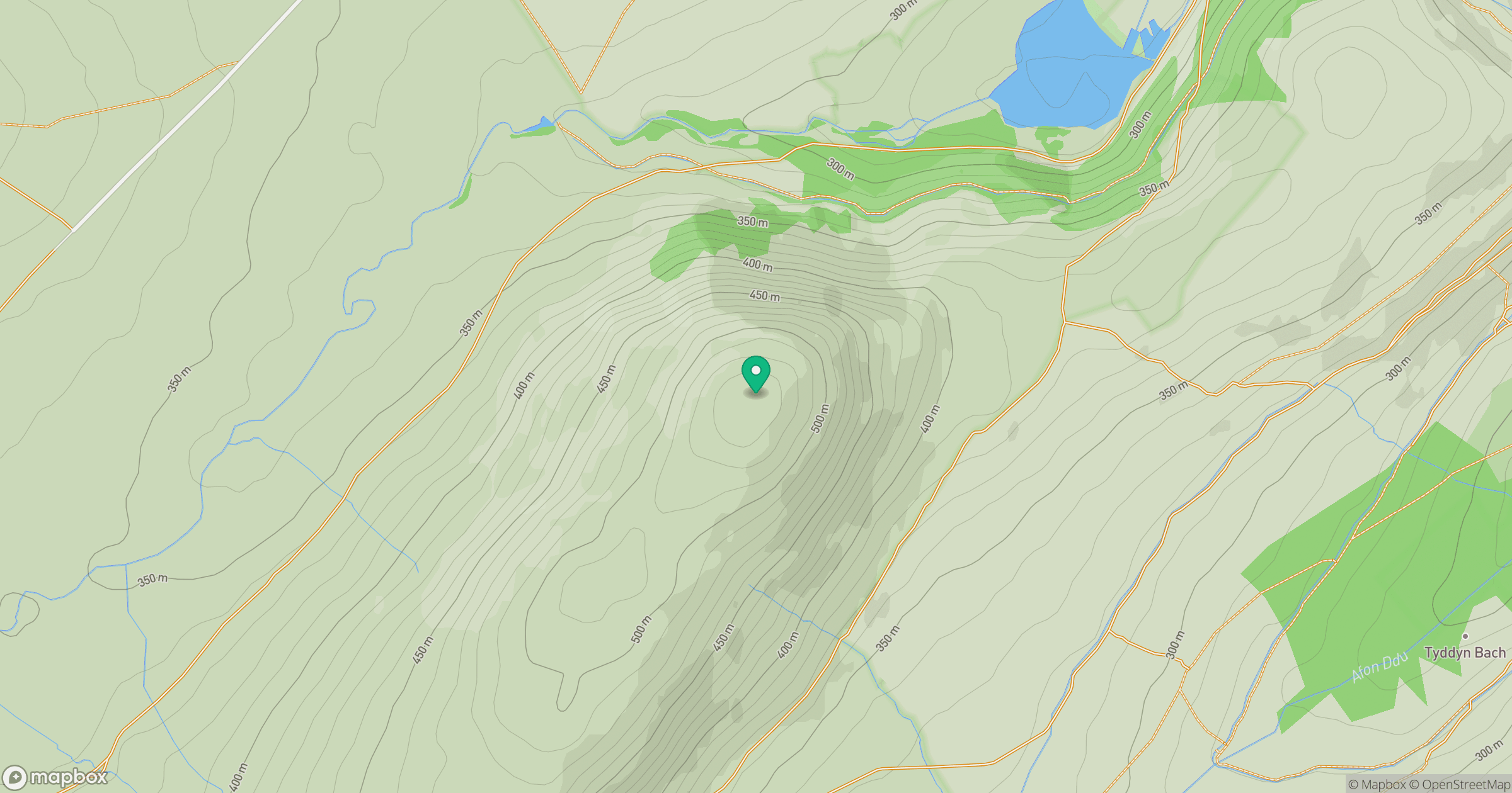 Moel Eilio location map