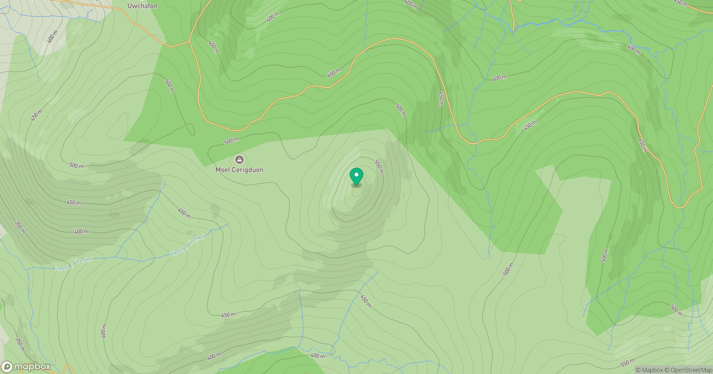Foel Figenau location map