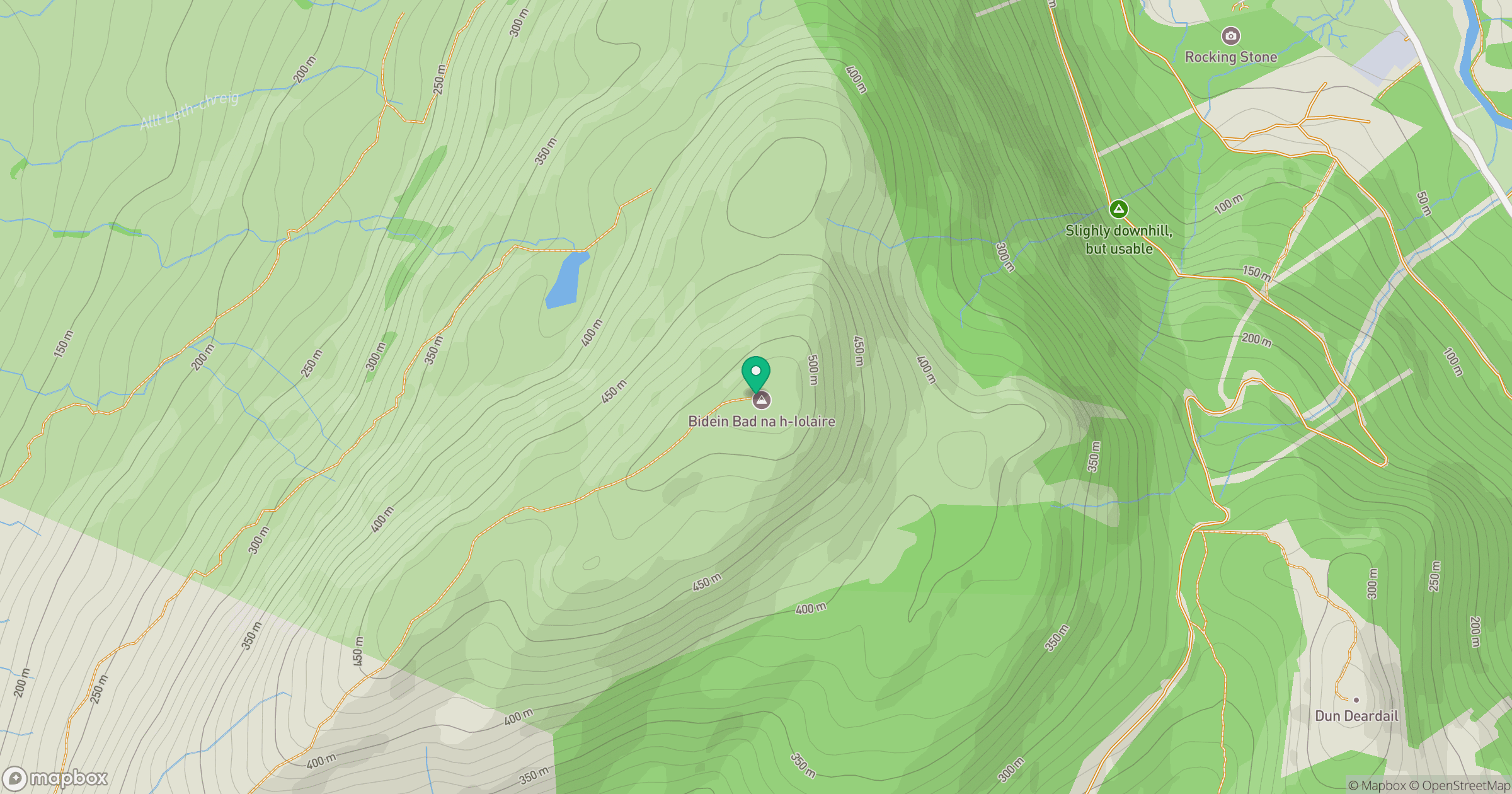 Bidean Bad na h-Iolaire [Bidein Bad na h-Iolaire] location map