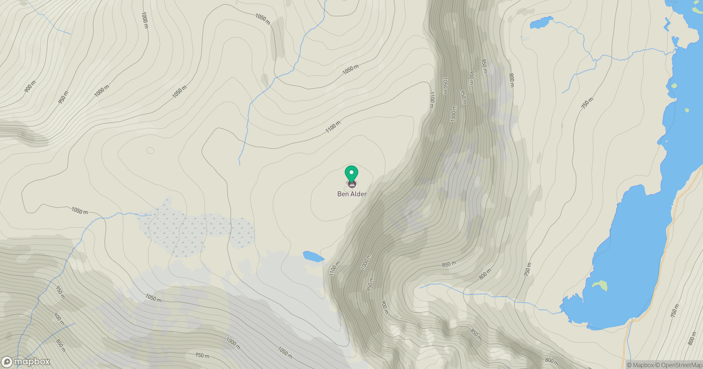 Ben Alder location map