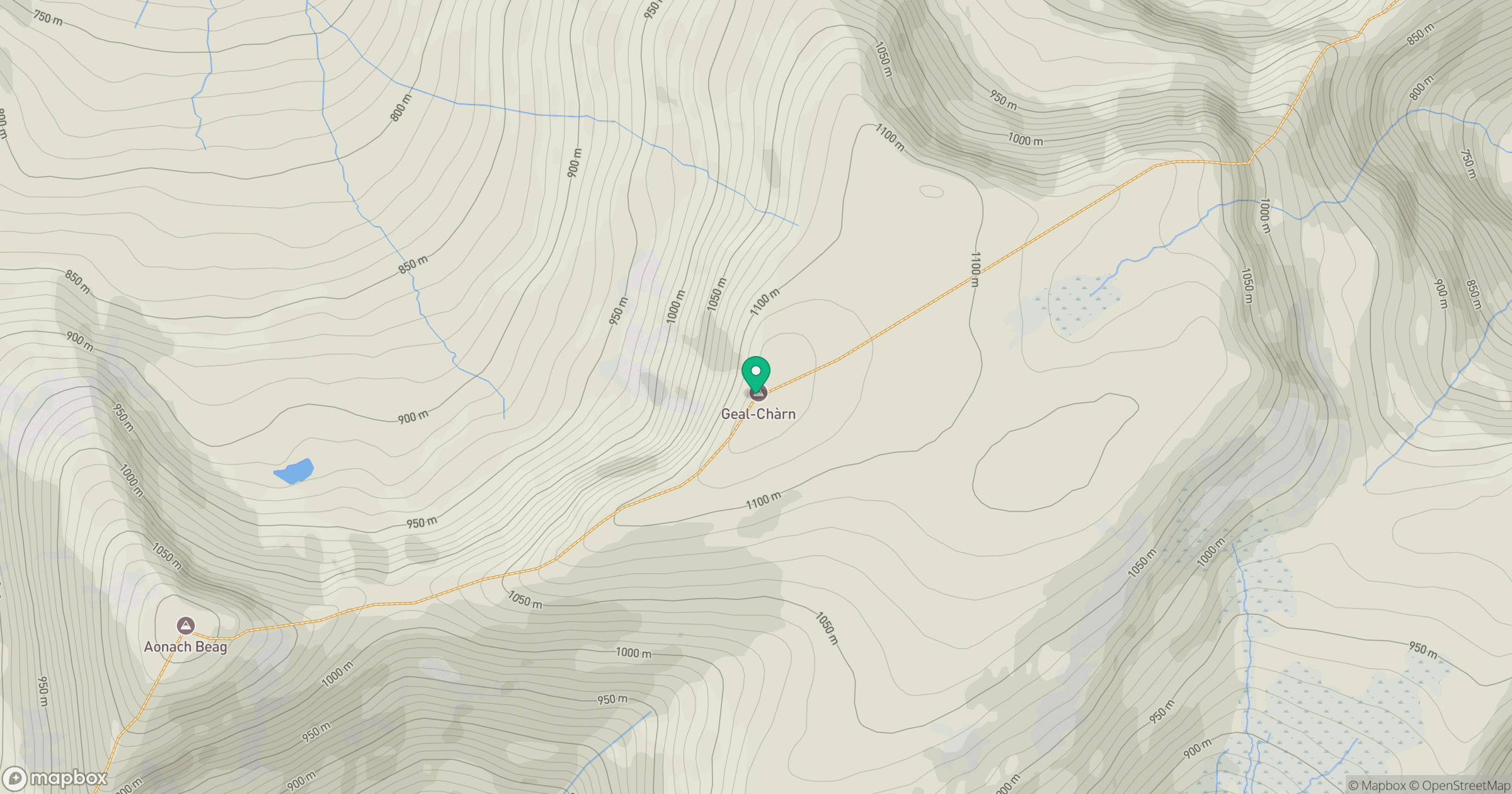 Geal-charn location map
