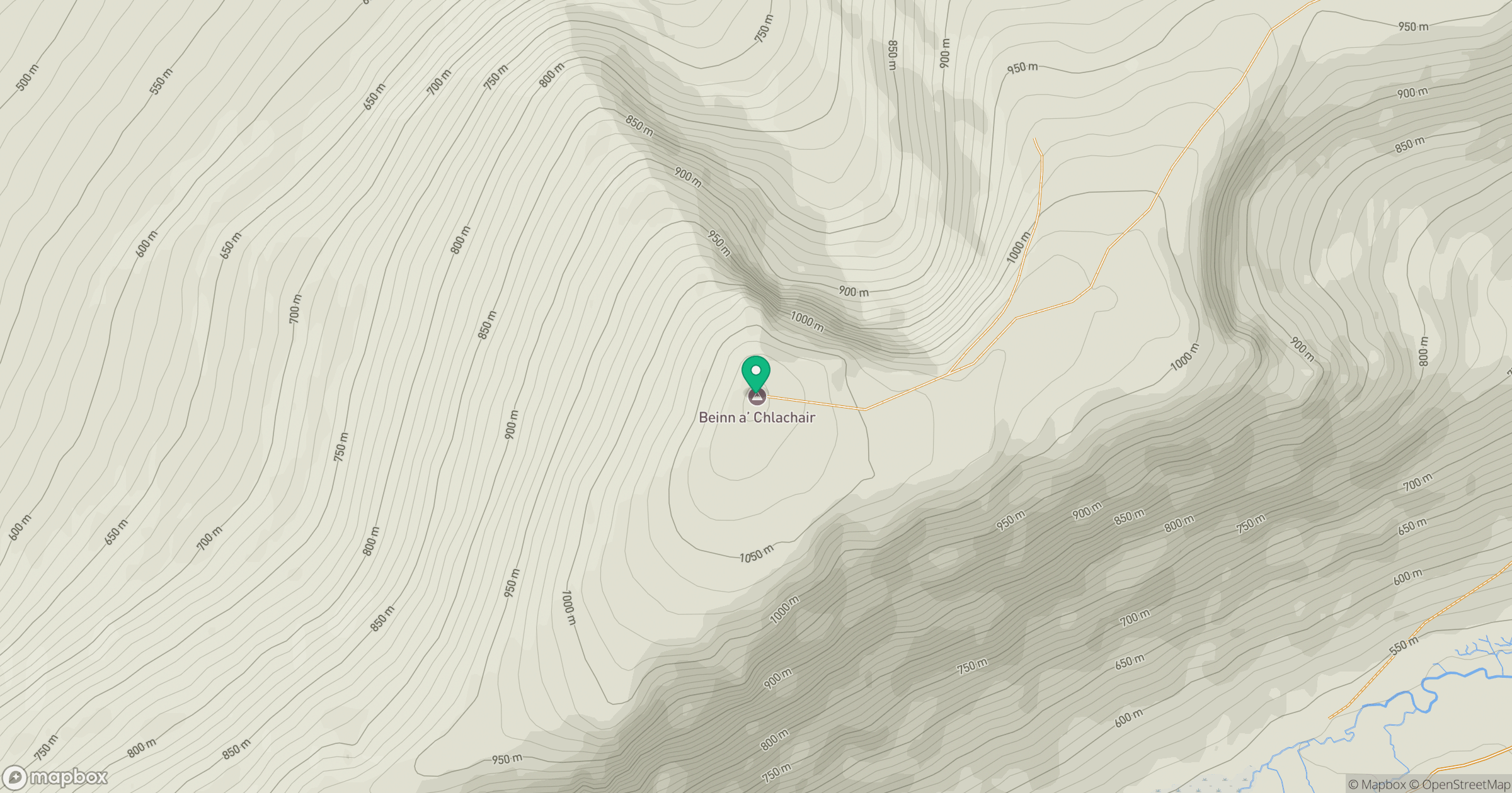Beinn a' Chlachair location map