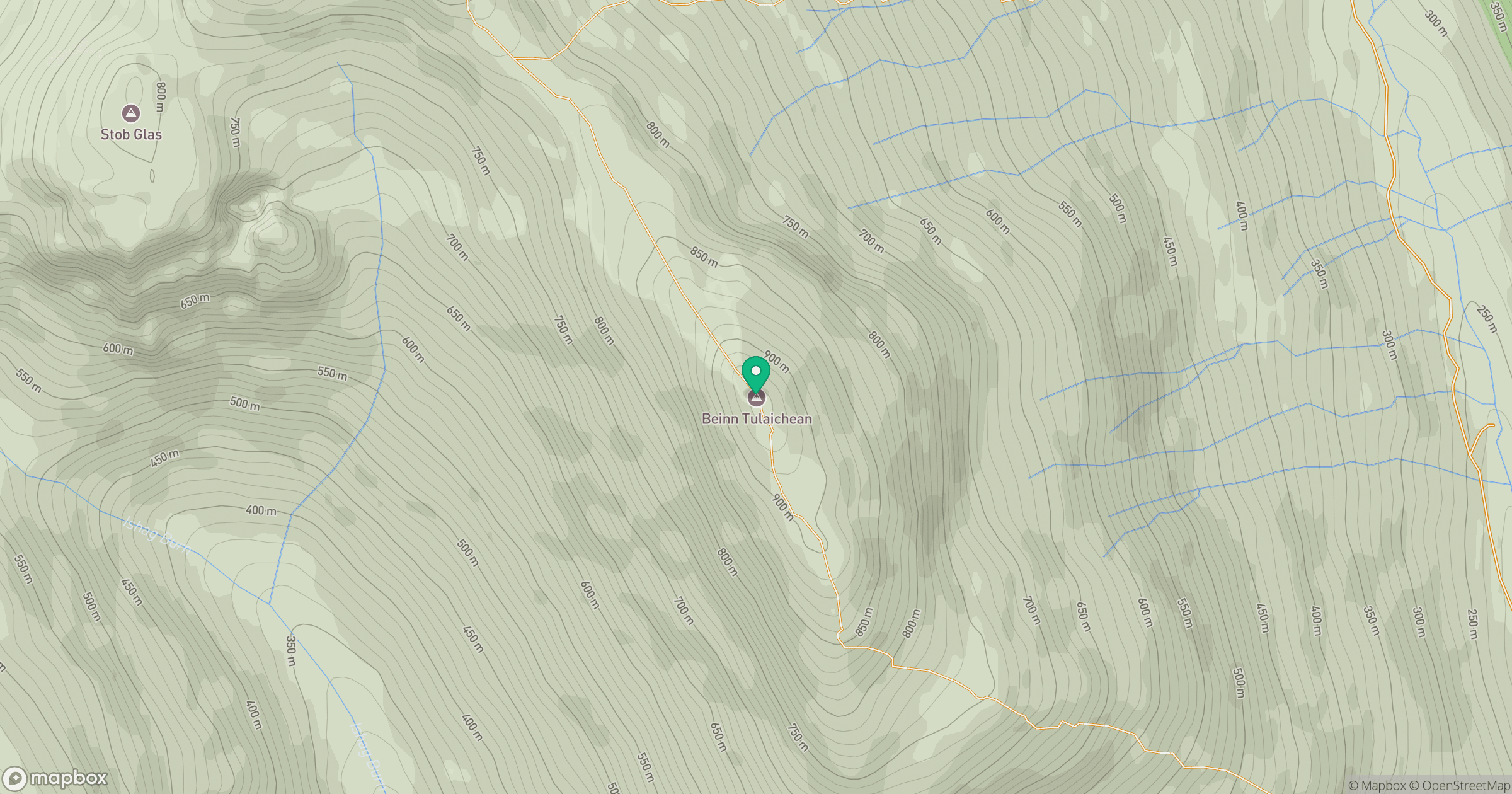 Beinn Tulaichean location map