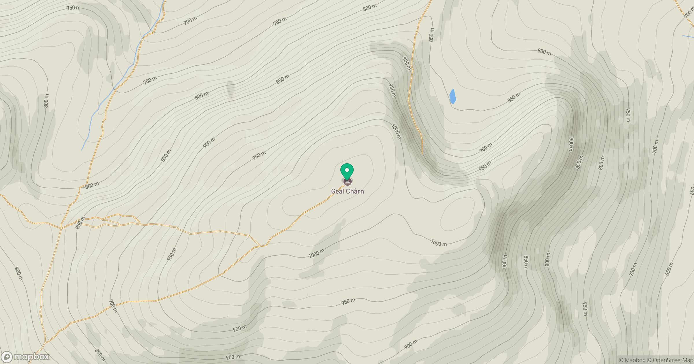 Geal Charn location map