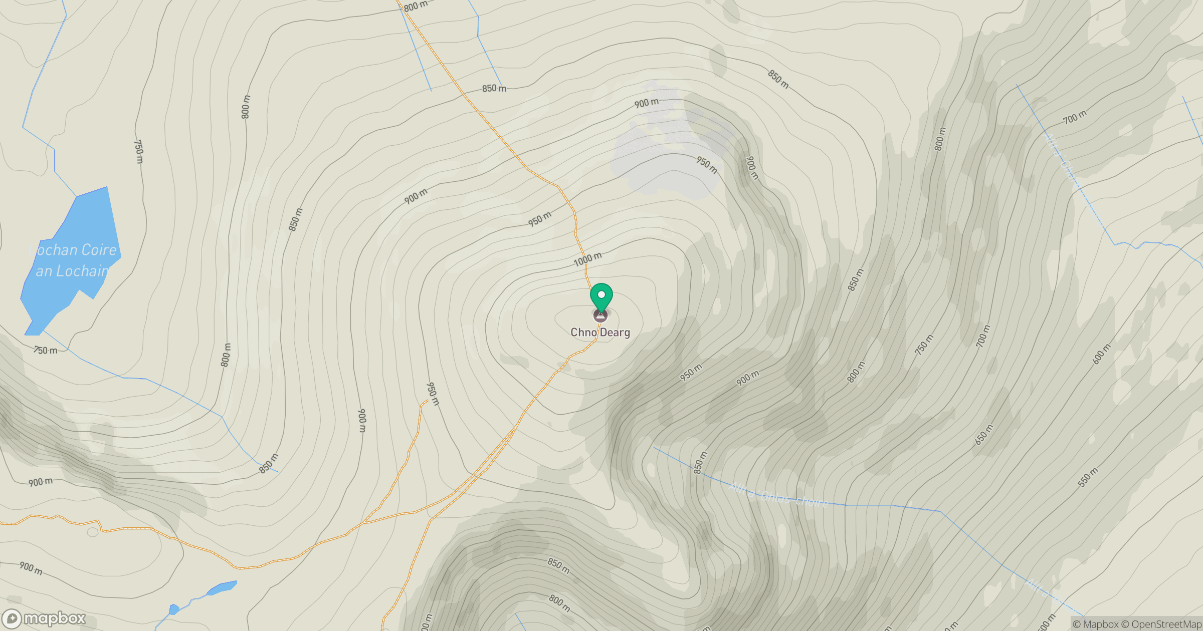 Chno Dearg location map