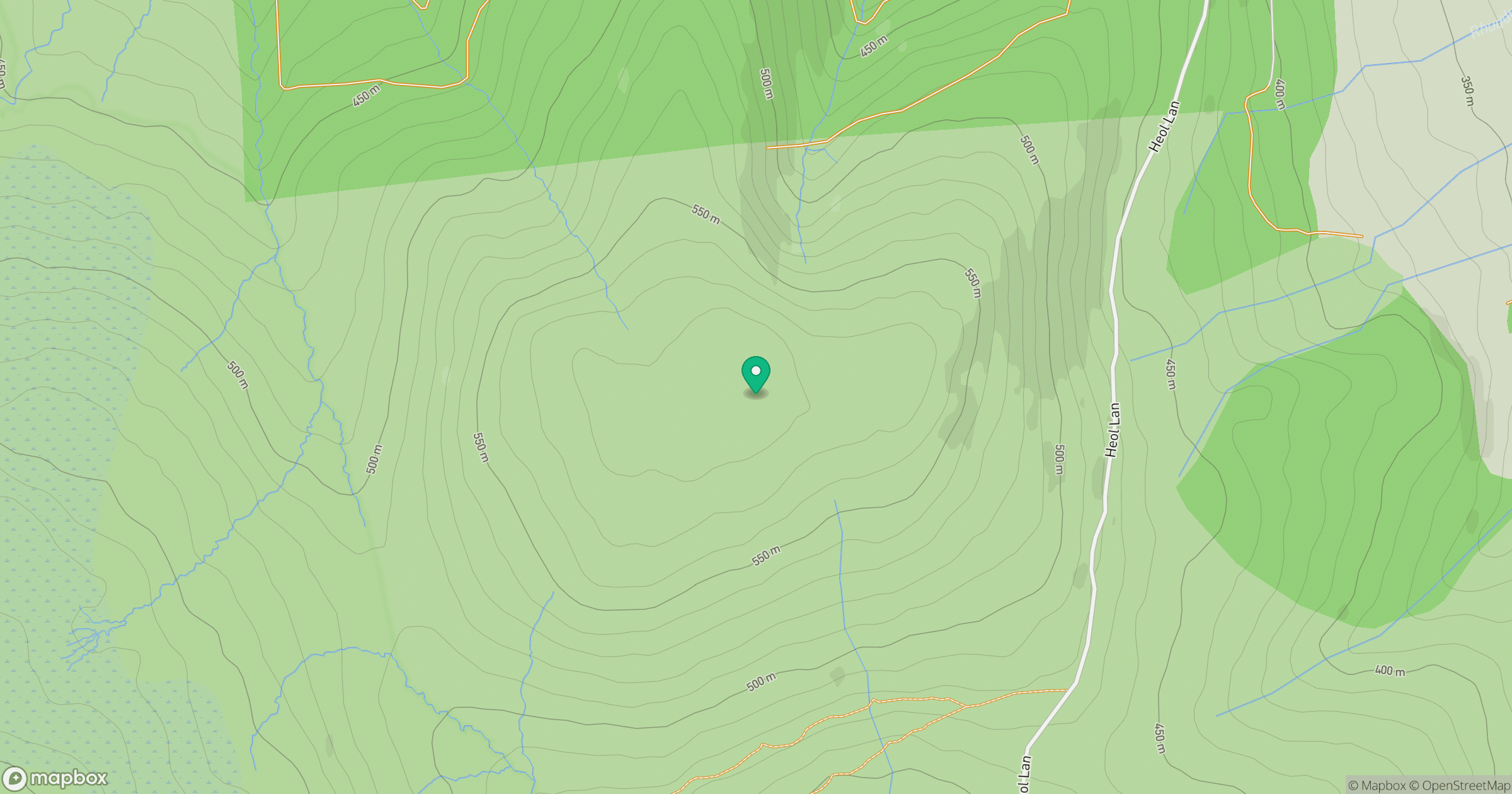 Moel Feity location map