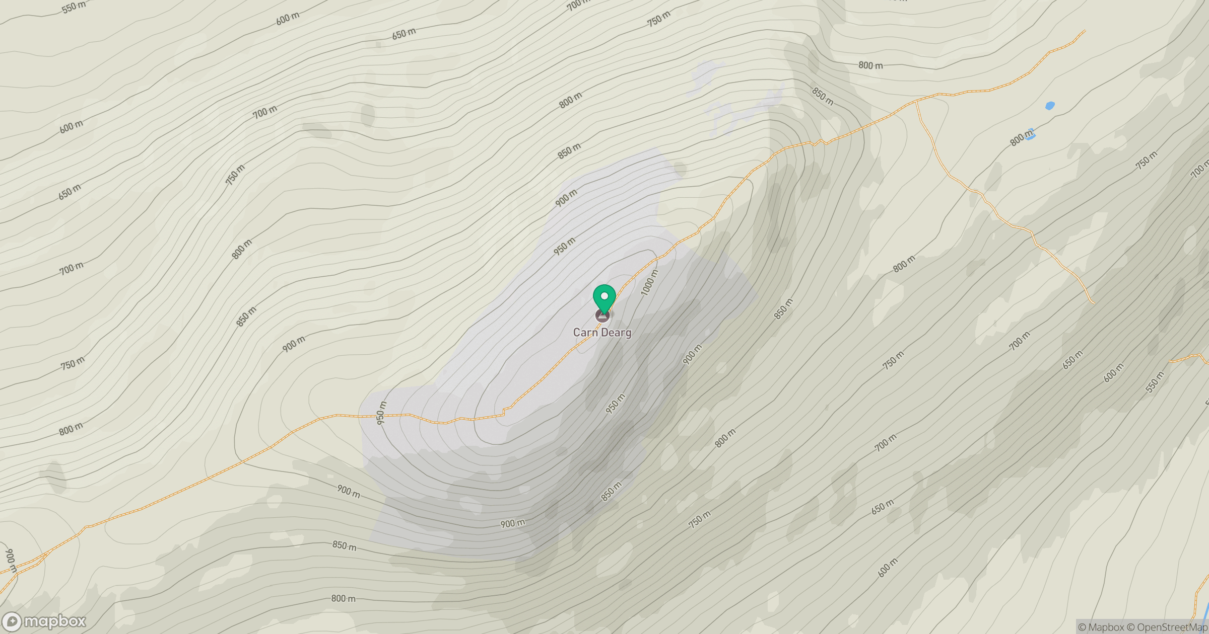 Carn Dearg location map