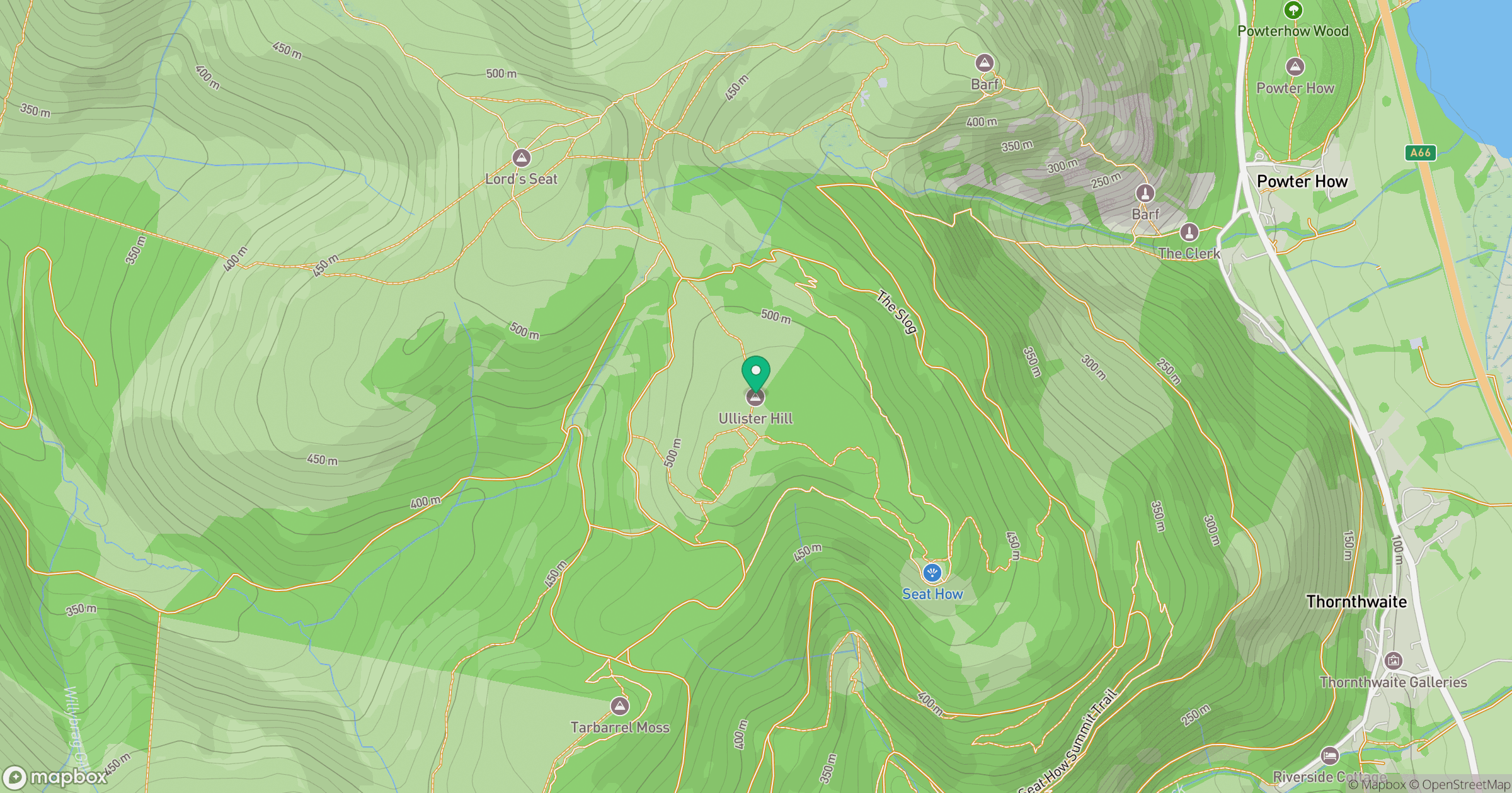 Ullister Hill location map