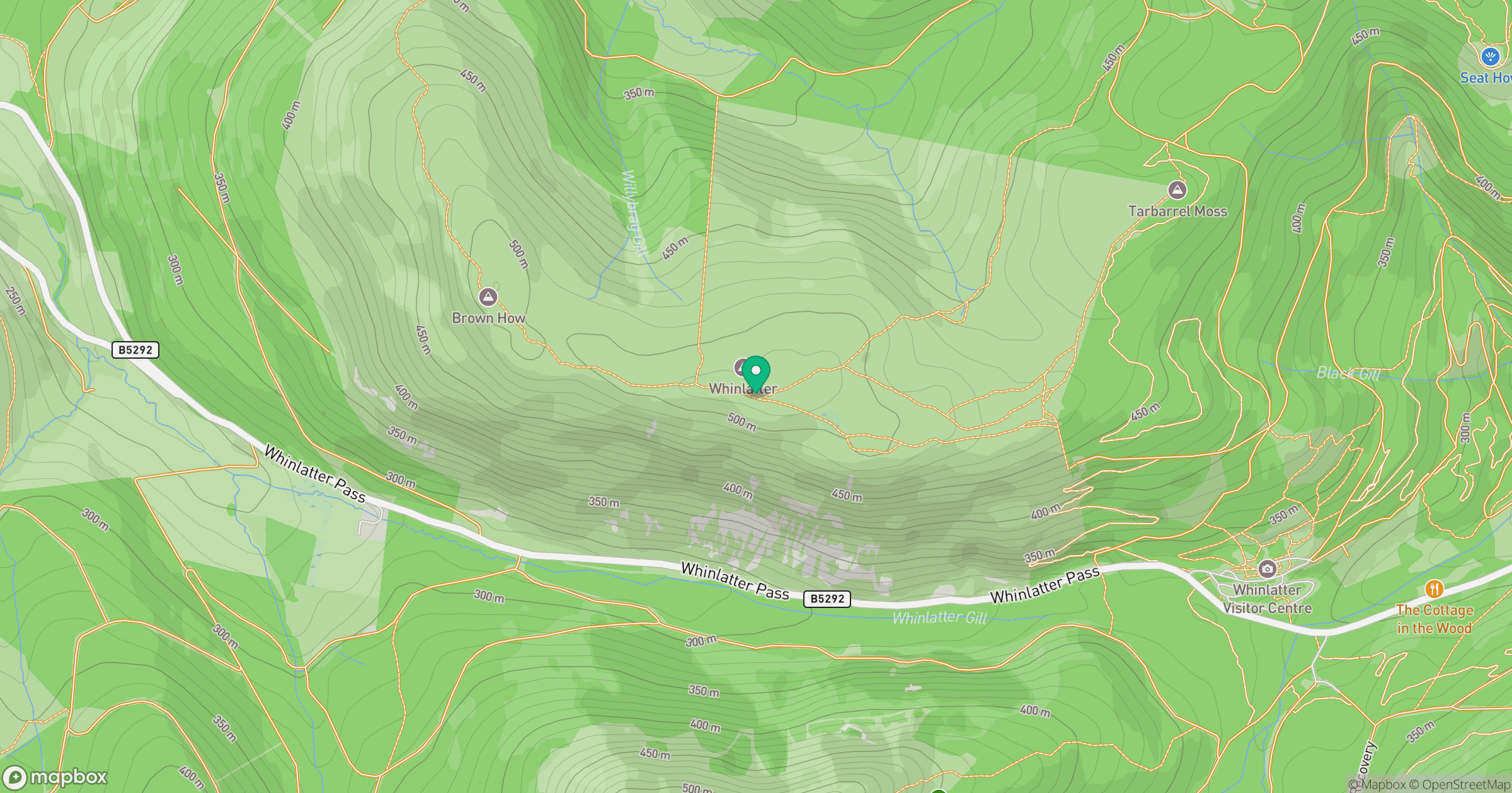 Whinlatter Top location map