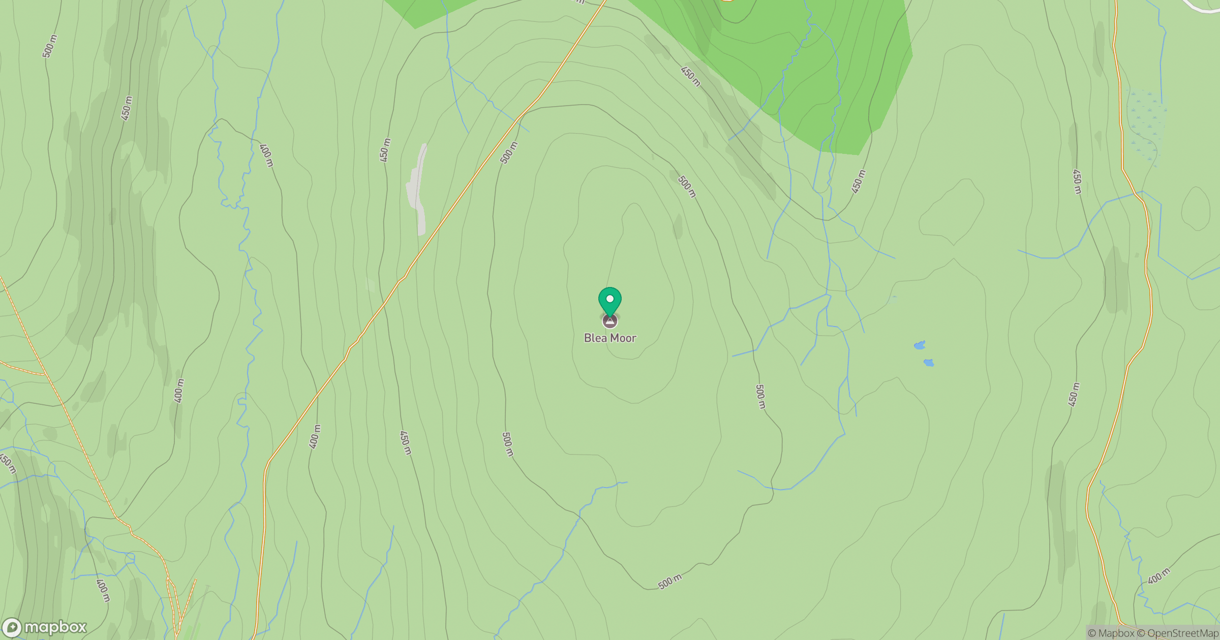 Blea Moor location map