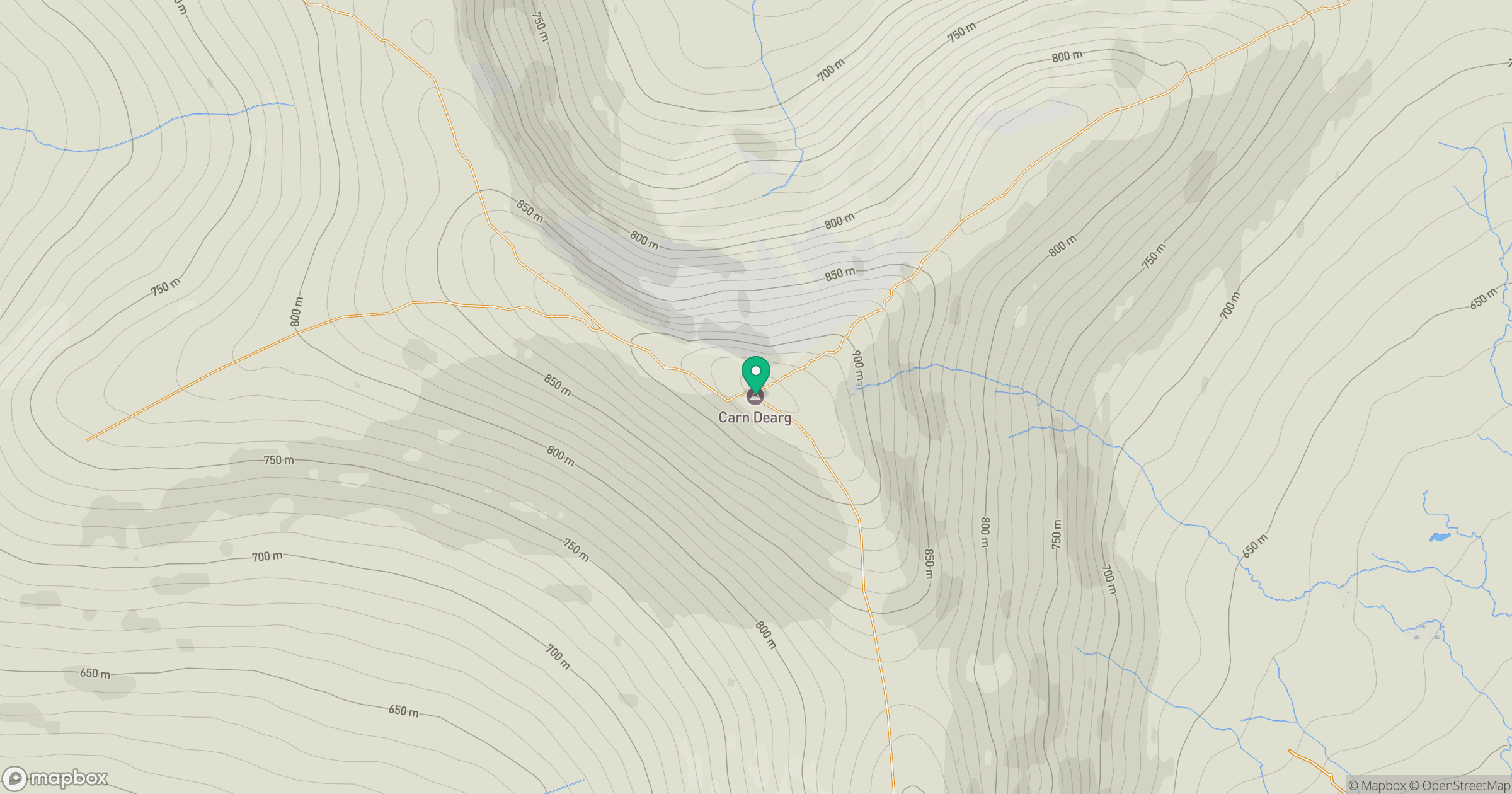 Carn Dearg location map