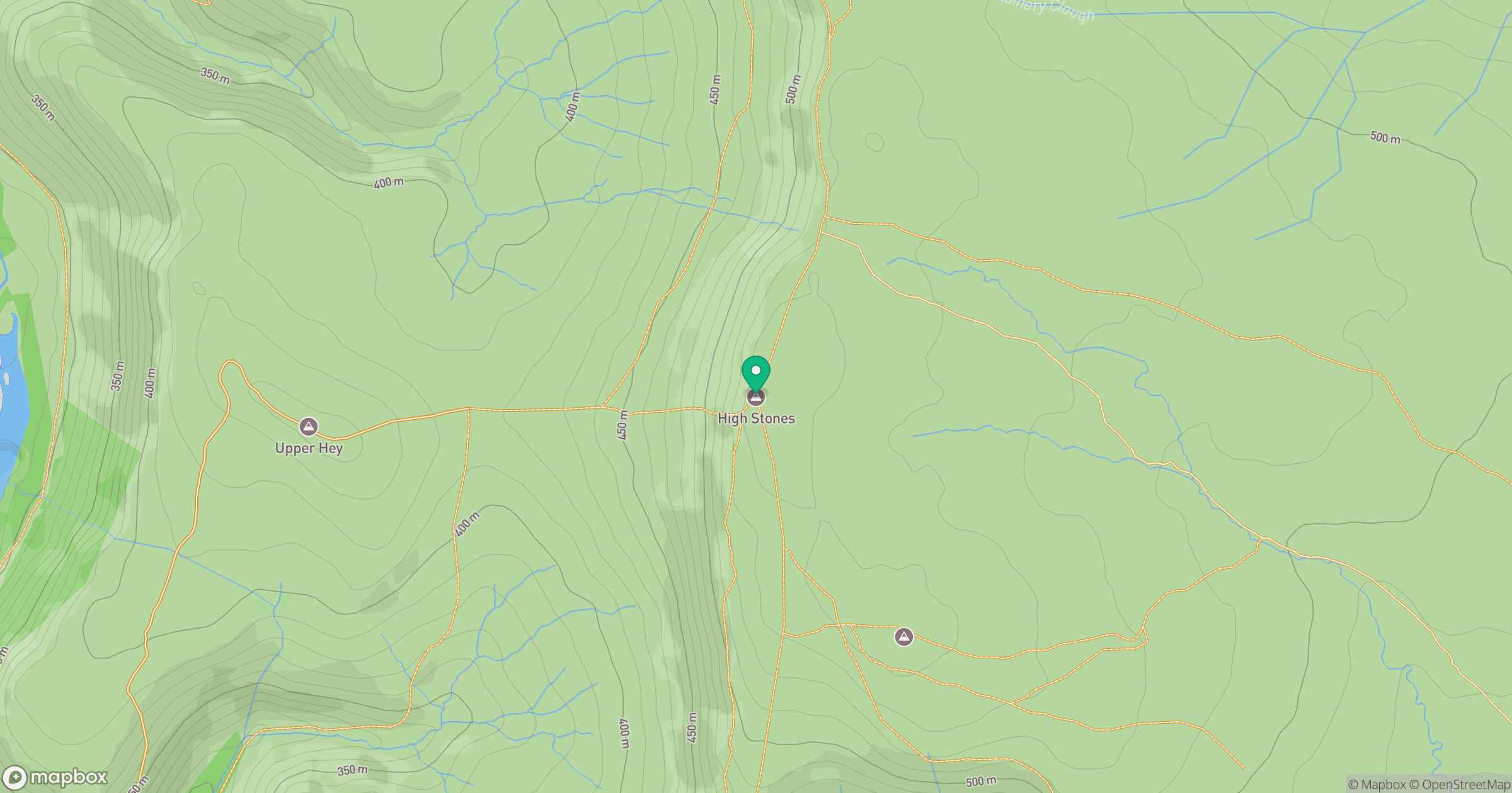 Howden Edge [High Stones] location map