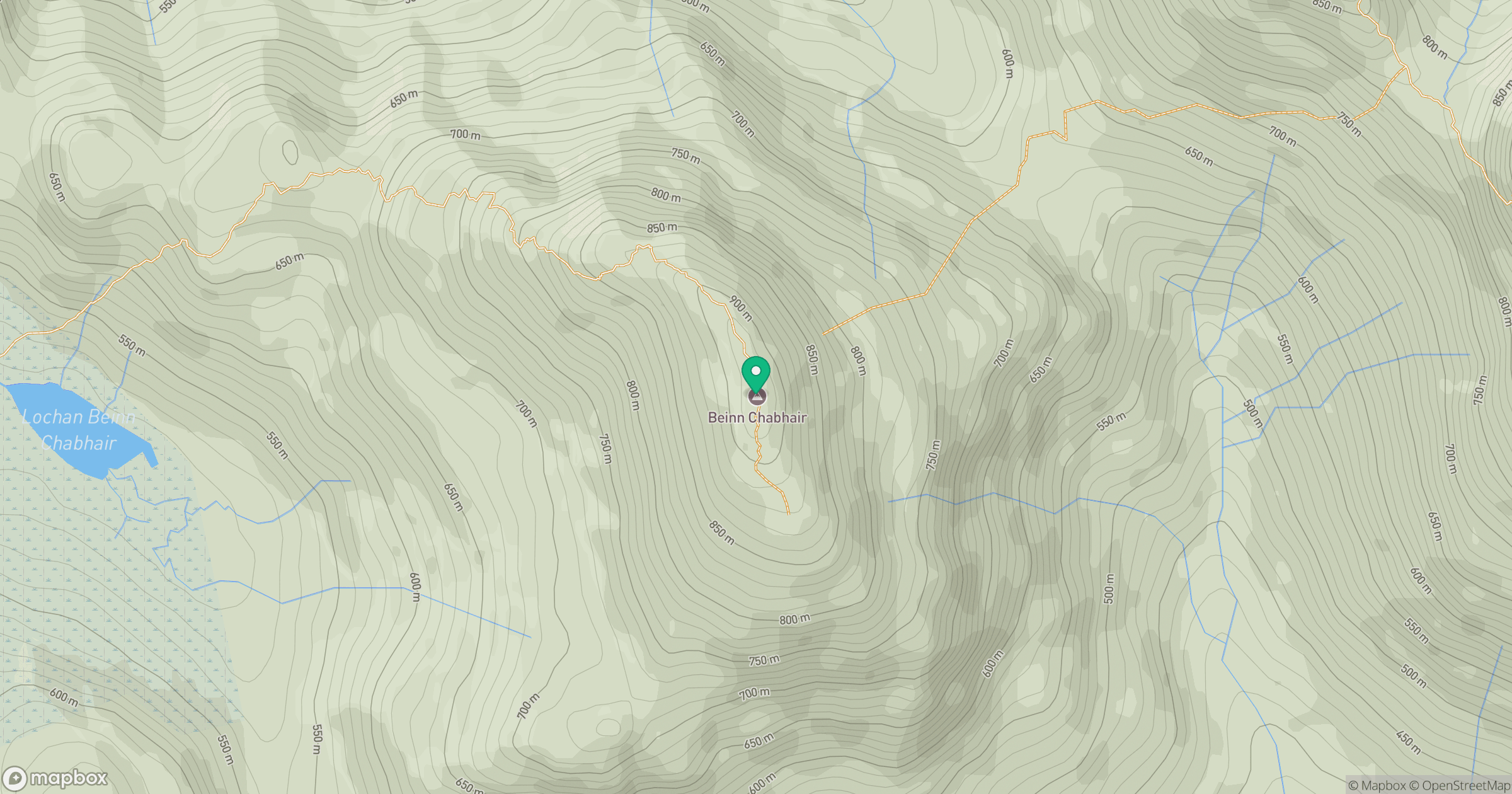 Beinn Chabhair location map
