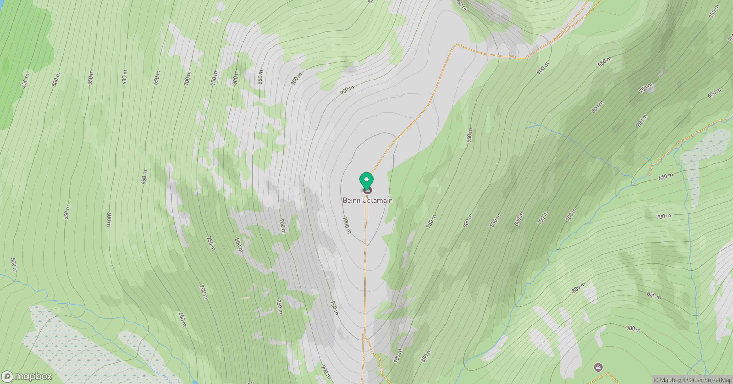 Beinn Udlamain location map