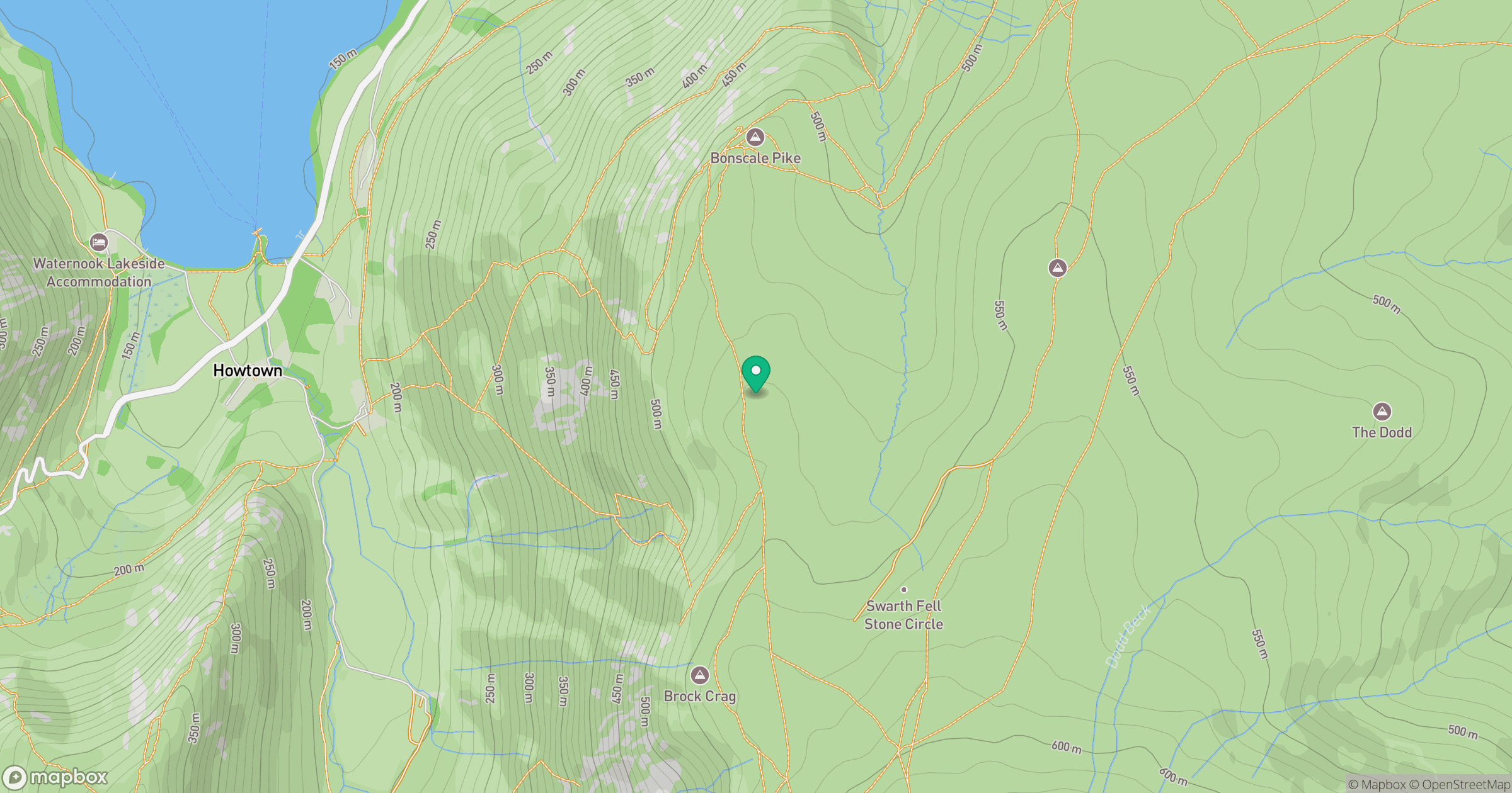 Swarth Fell (Ullswater) location map