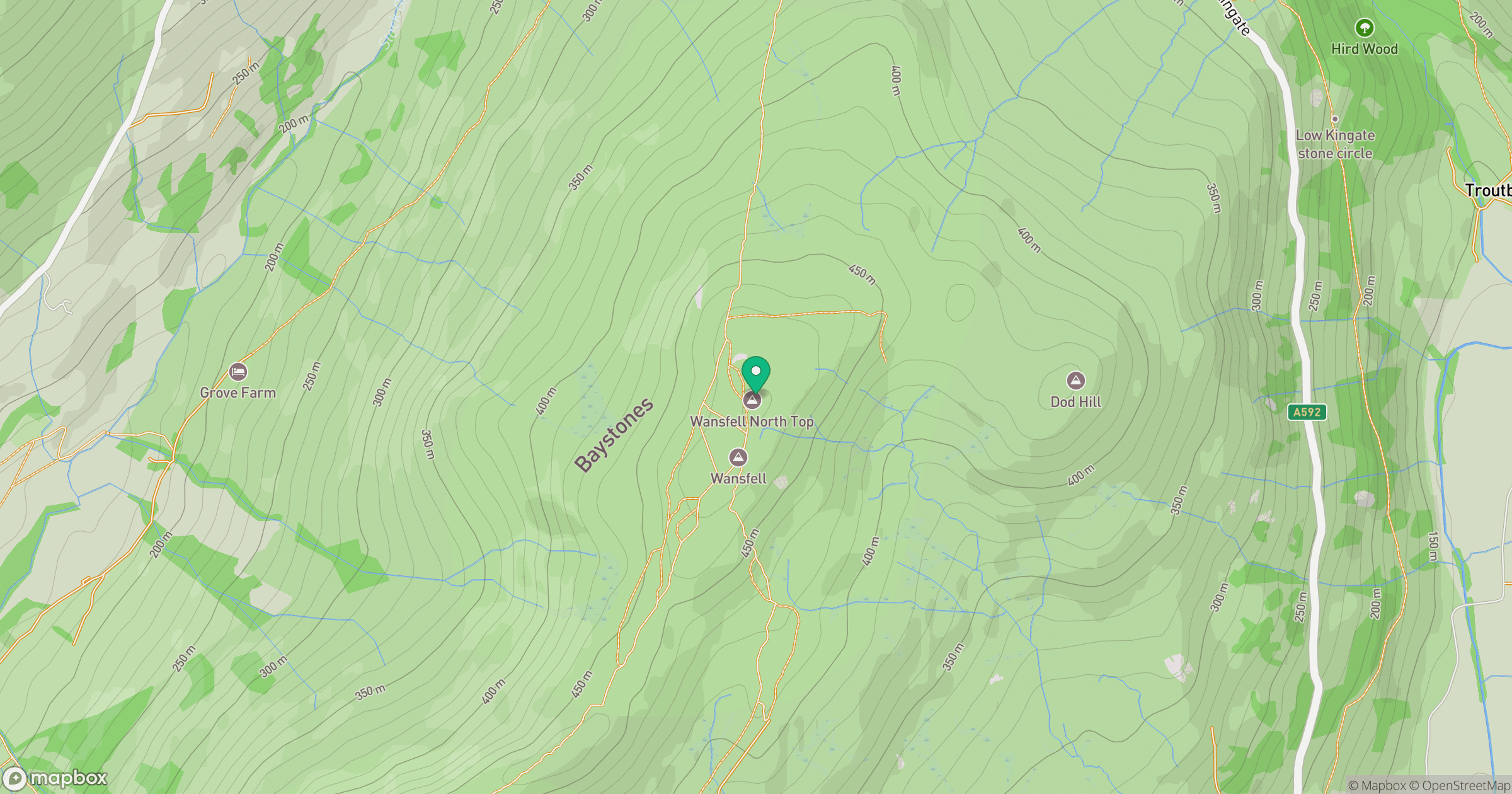 Wansfell [Baystones] location map