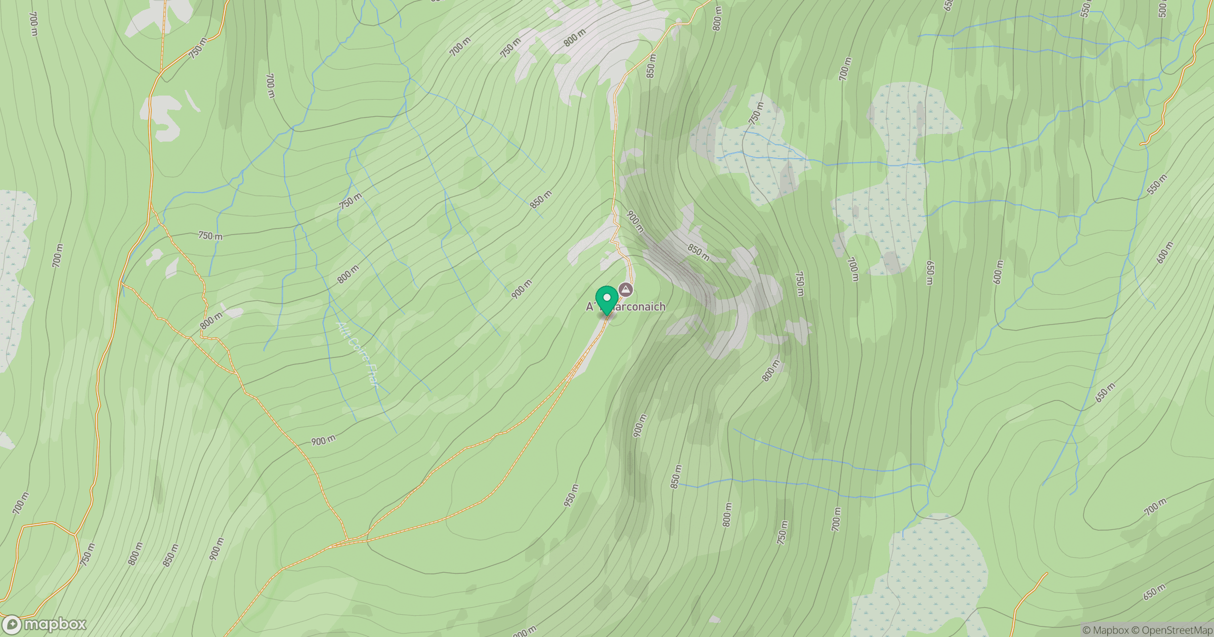 A' Mharconaich location map