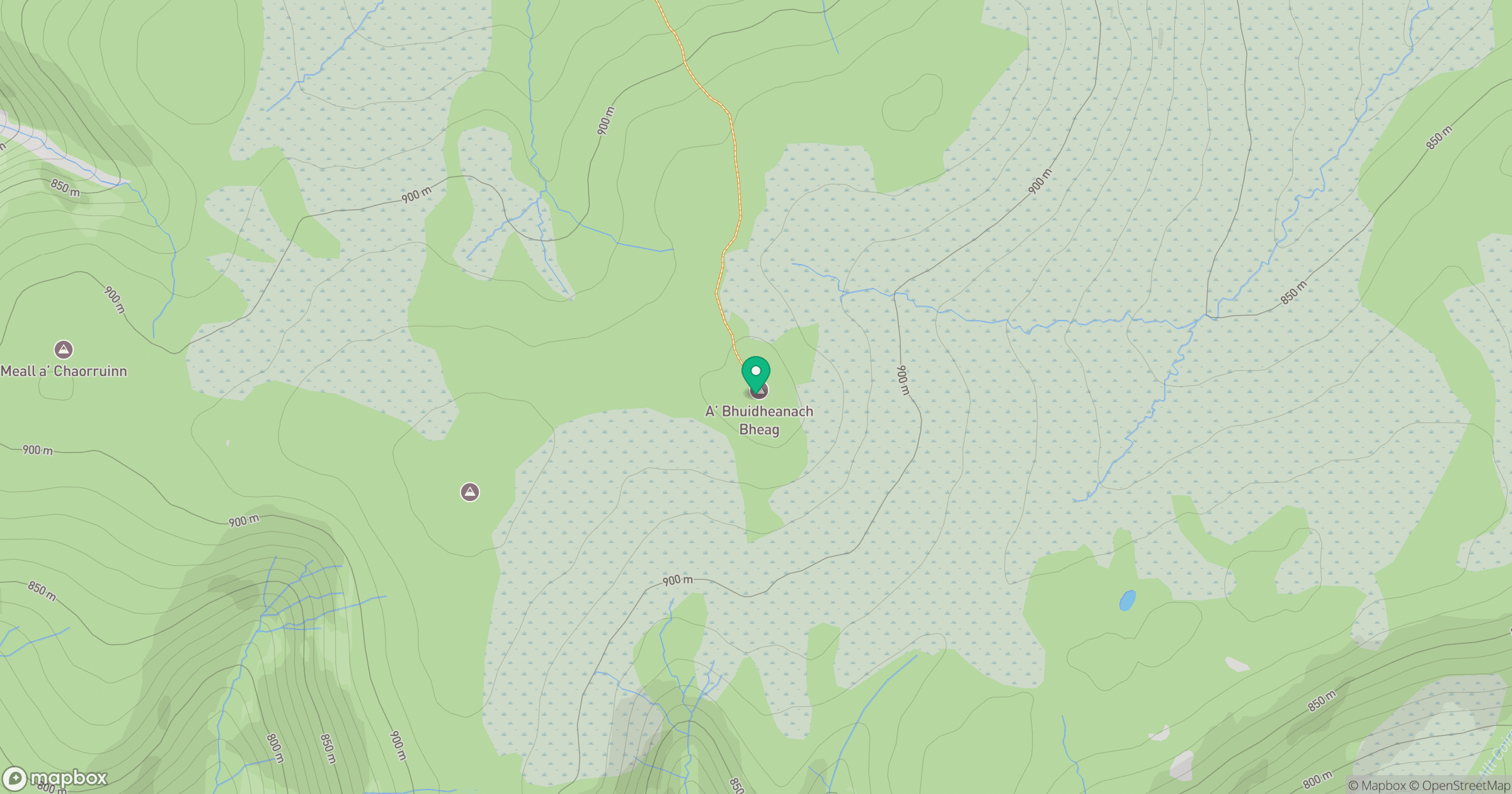 A' Bhuidheanach Bheag location map