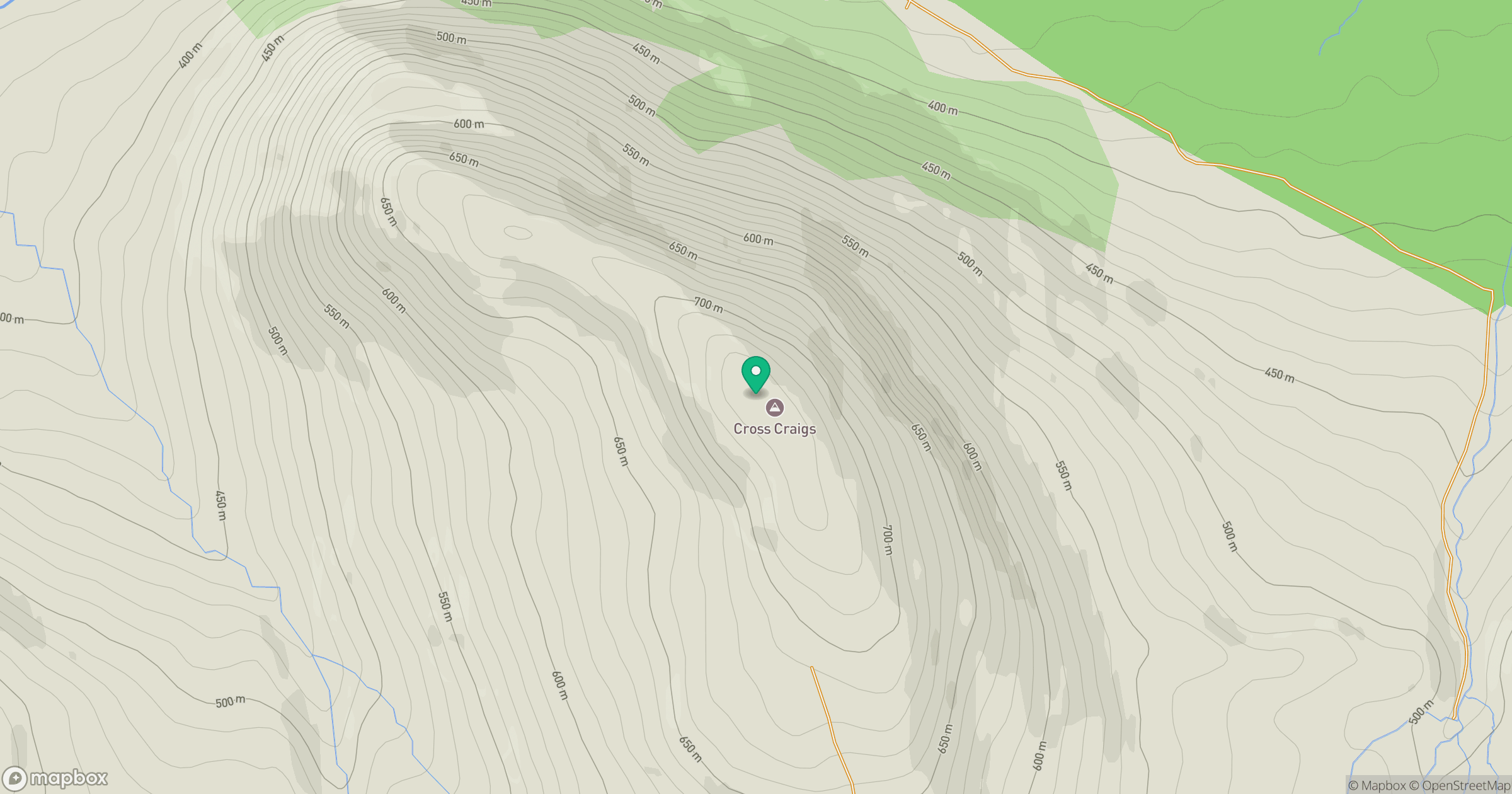 Cross Craigs location map