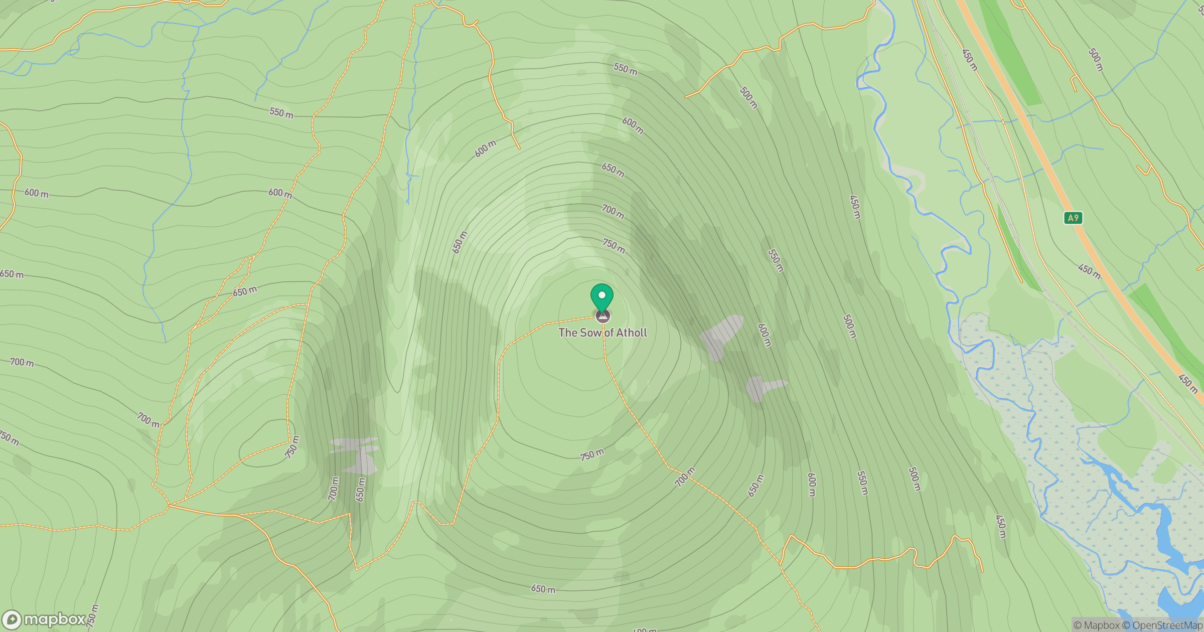 The Sow of Atholl [Meall an Dobharchain] location map