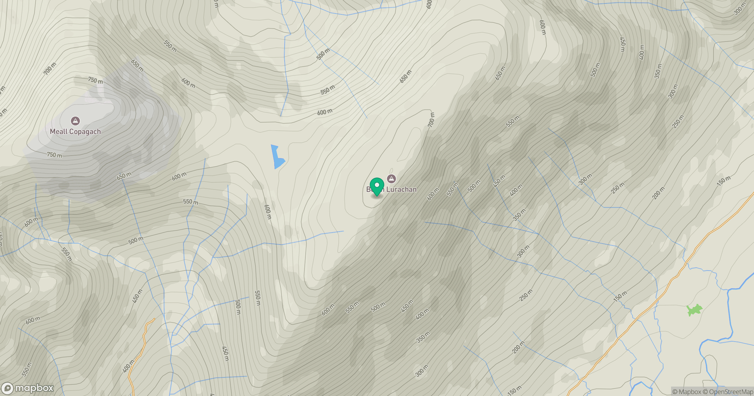 Beinn Lurachan location map