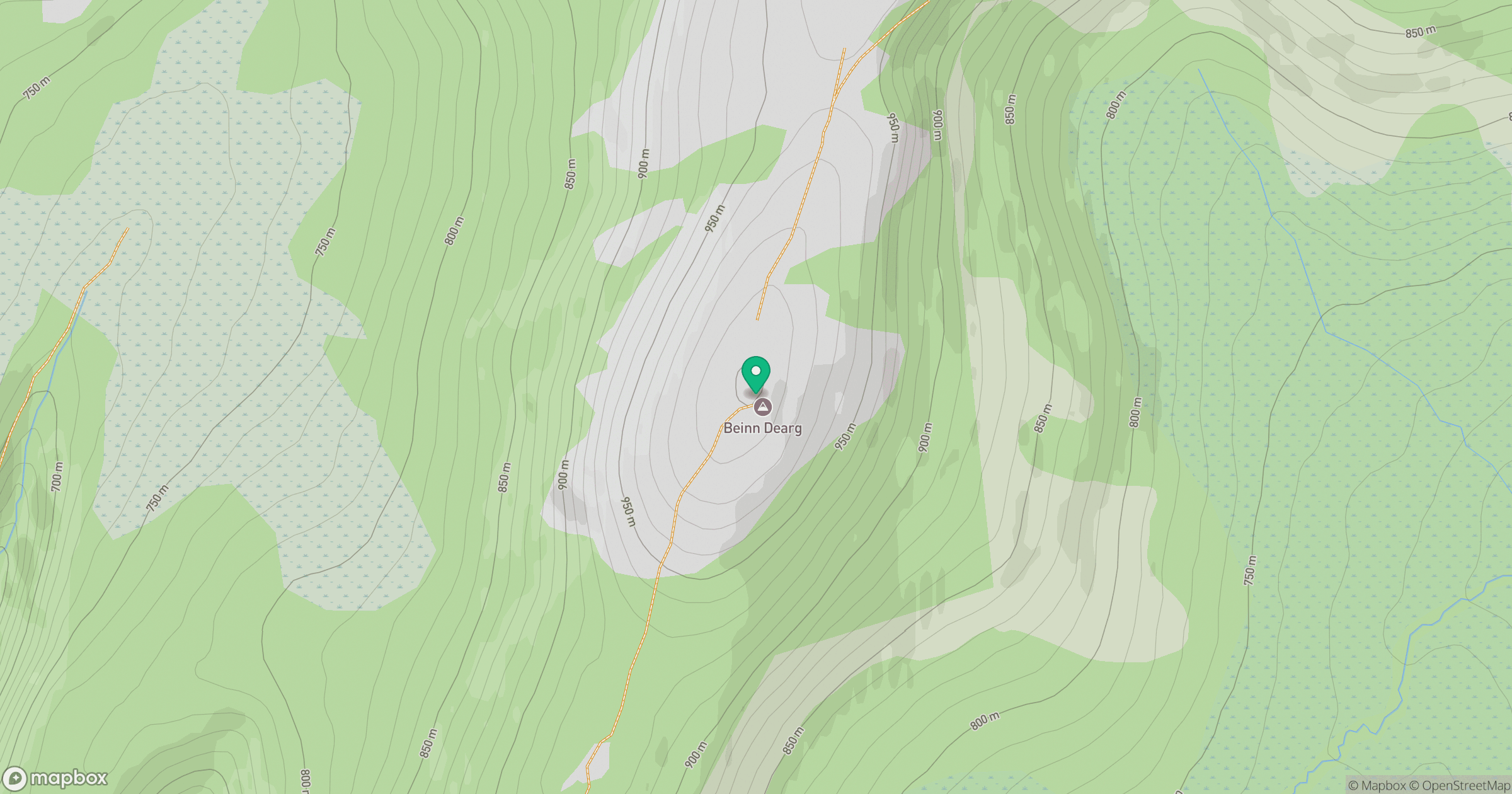 Beinn Dearg location map