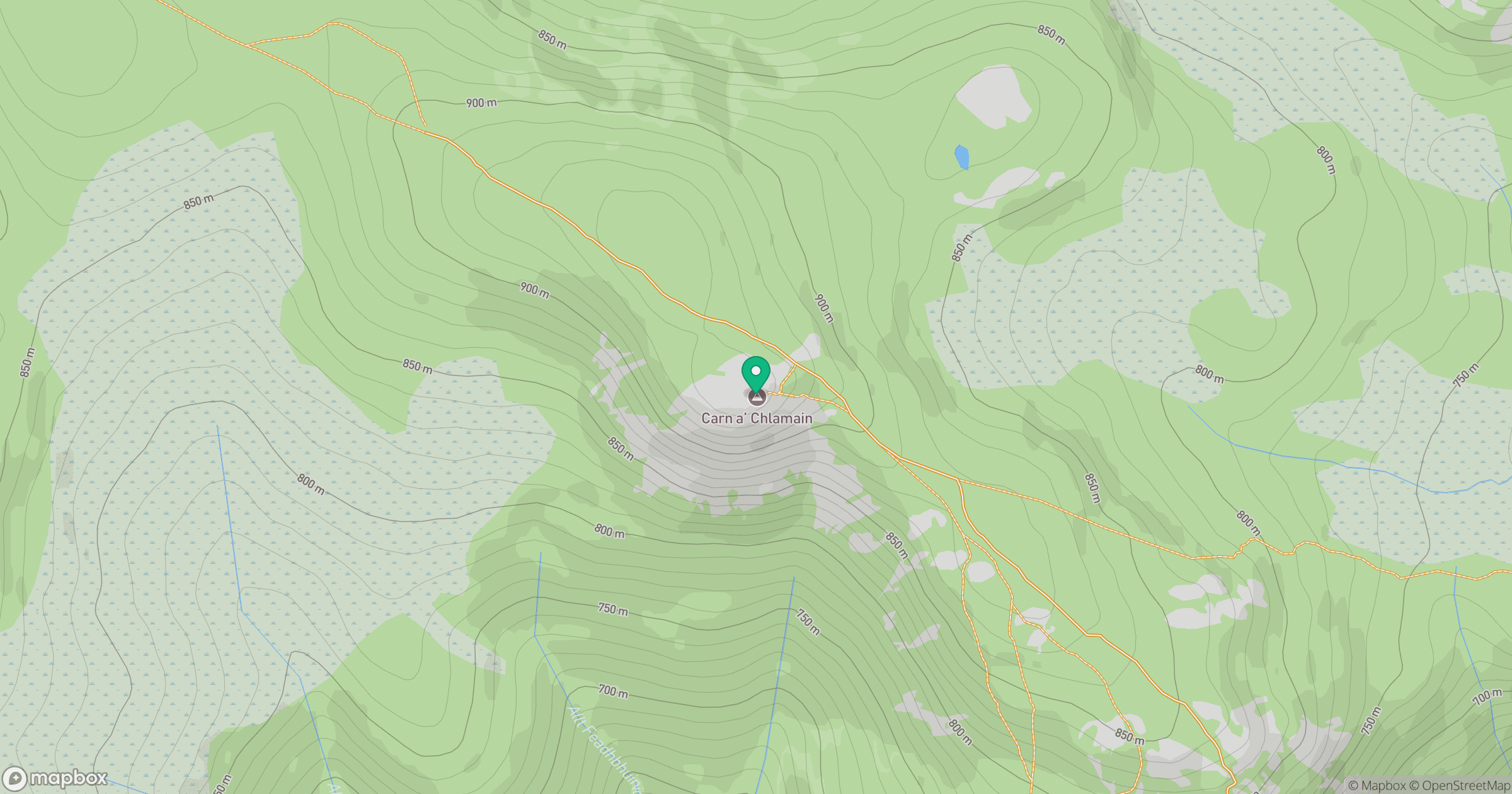 Carn a' Chlamain location map