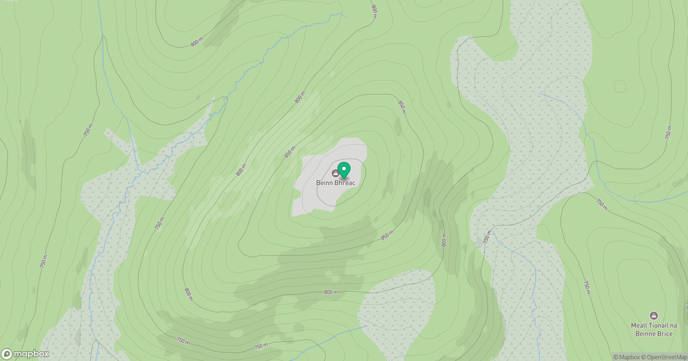 Beinn Bhreac location map
