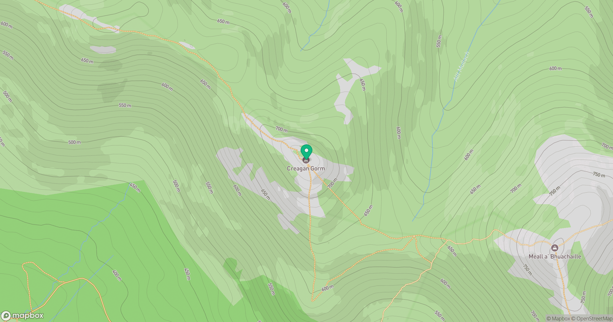 Creagan Gorm location map